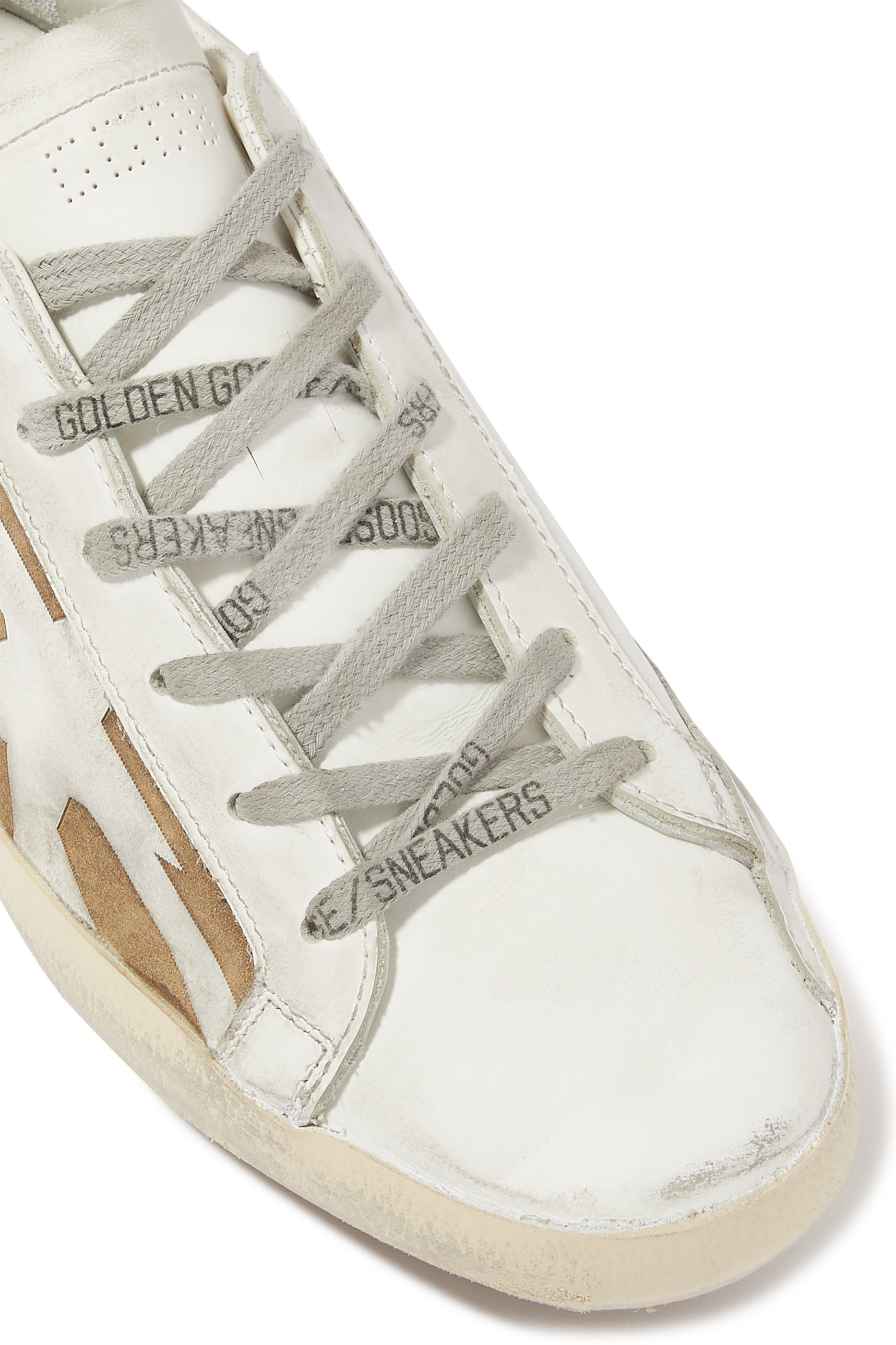 Super-Star Flag-Print Leather Sneakers