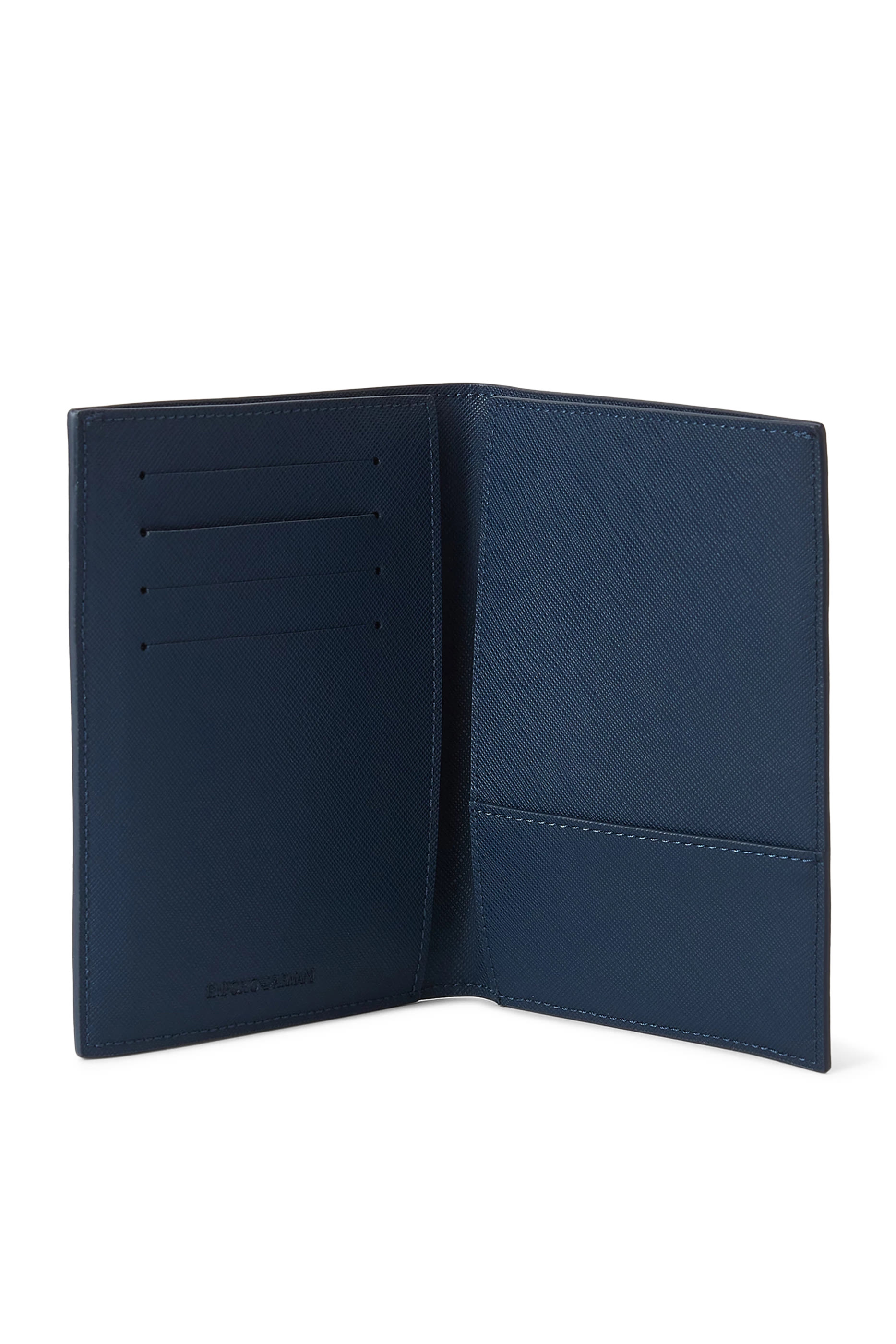 Metal Eagle Logo Passport Holder & Bag Tag Gift Set