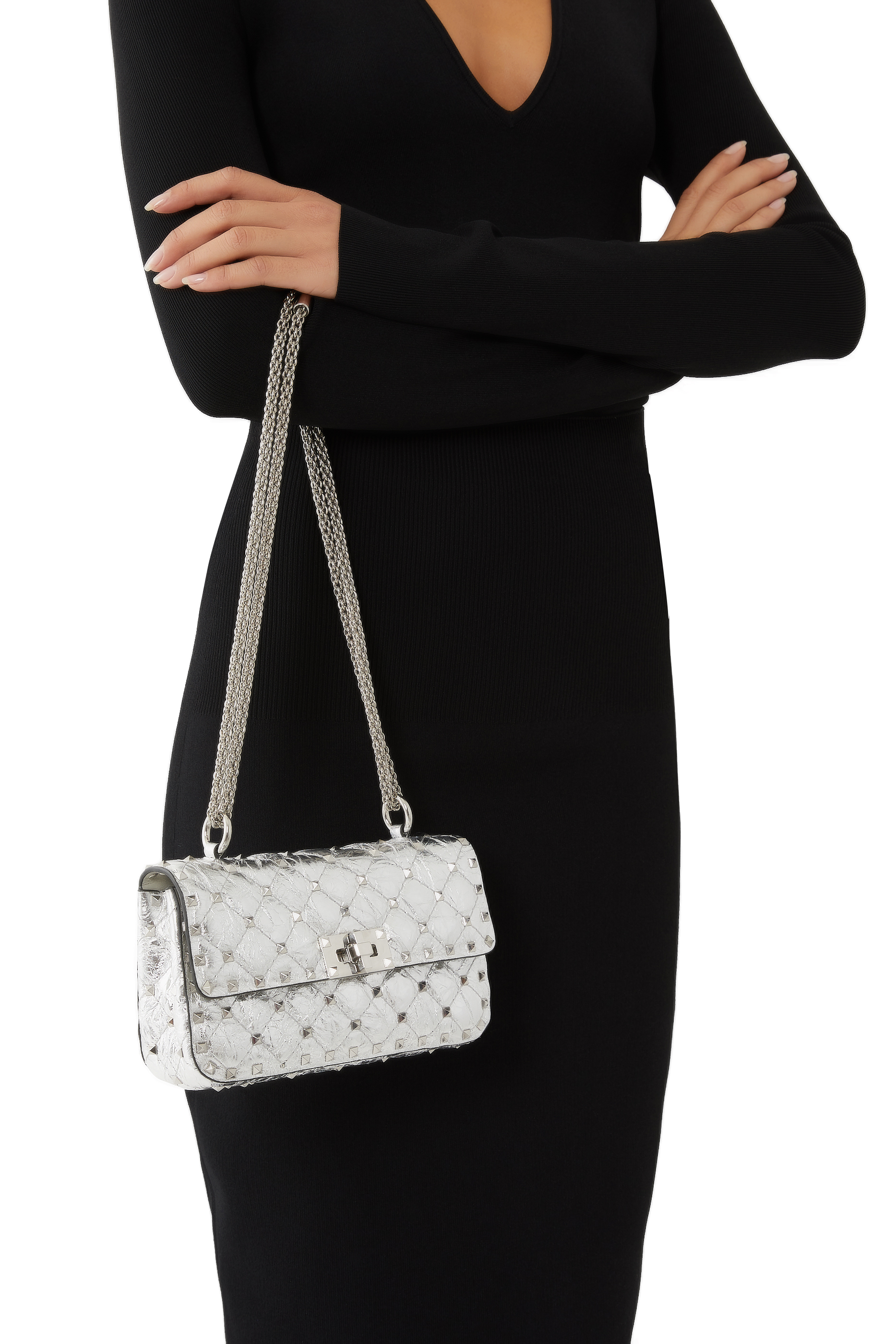 Rockstud Spike Small Shoulder Bag