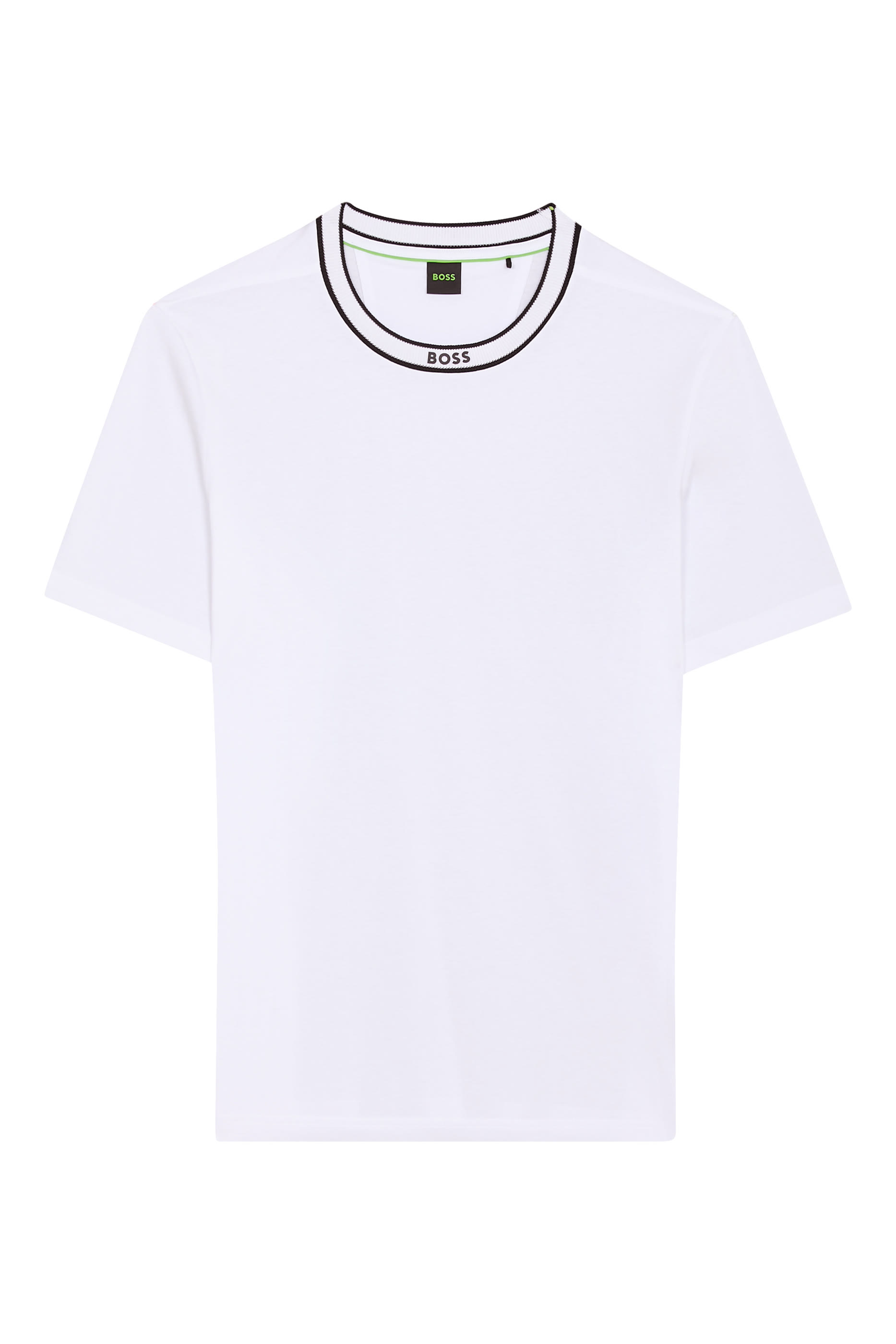 Cotton Logo Crew Neck T-Shirt