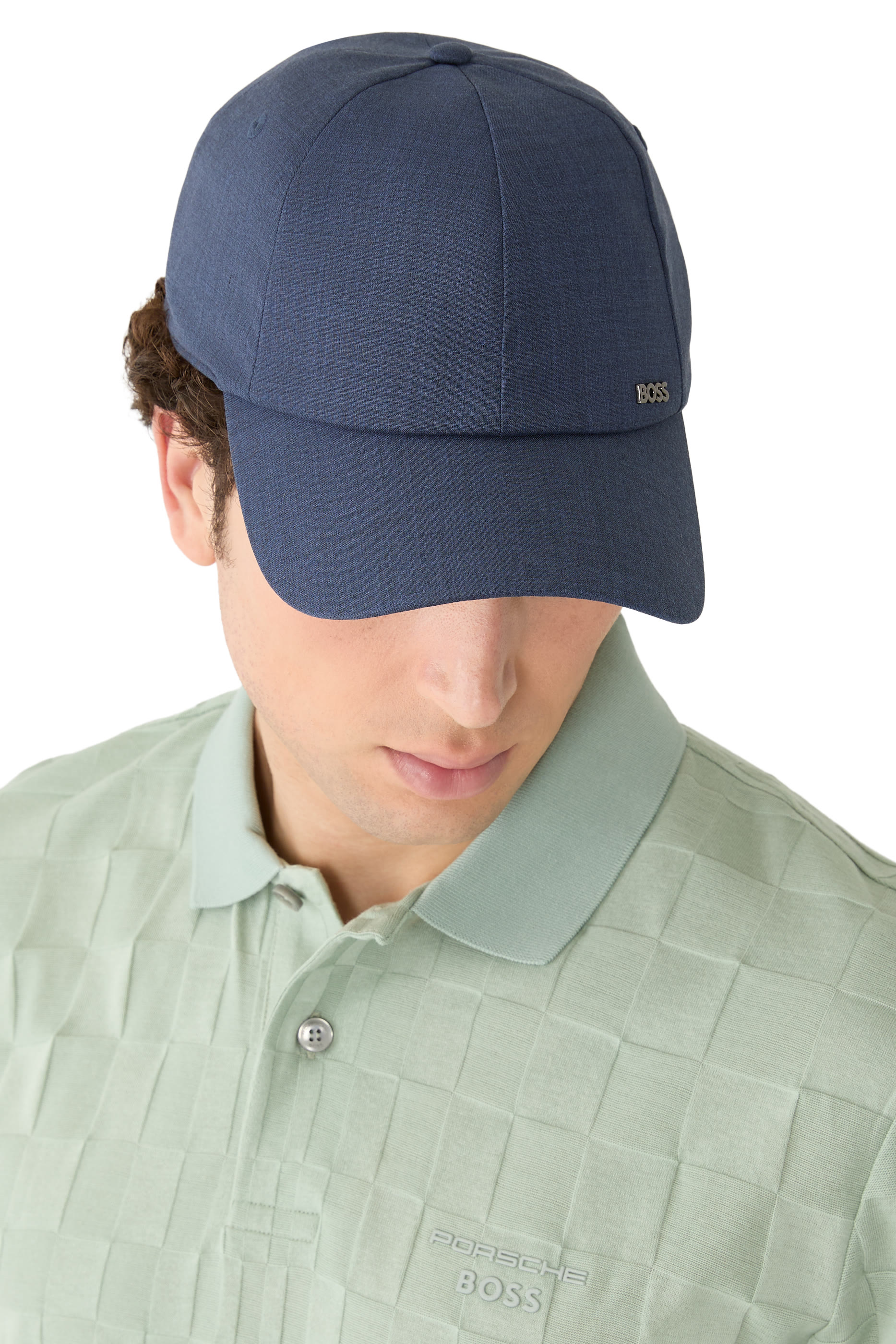 Metallic Logo Lettering Performance Cap