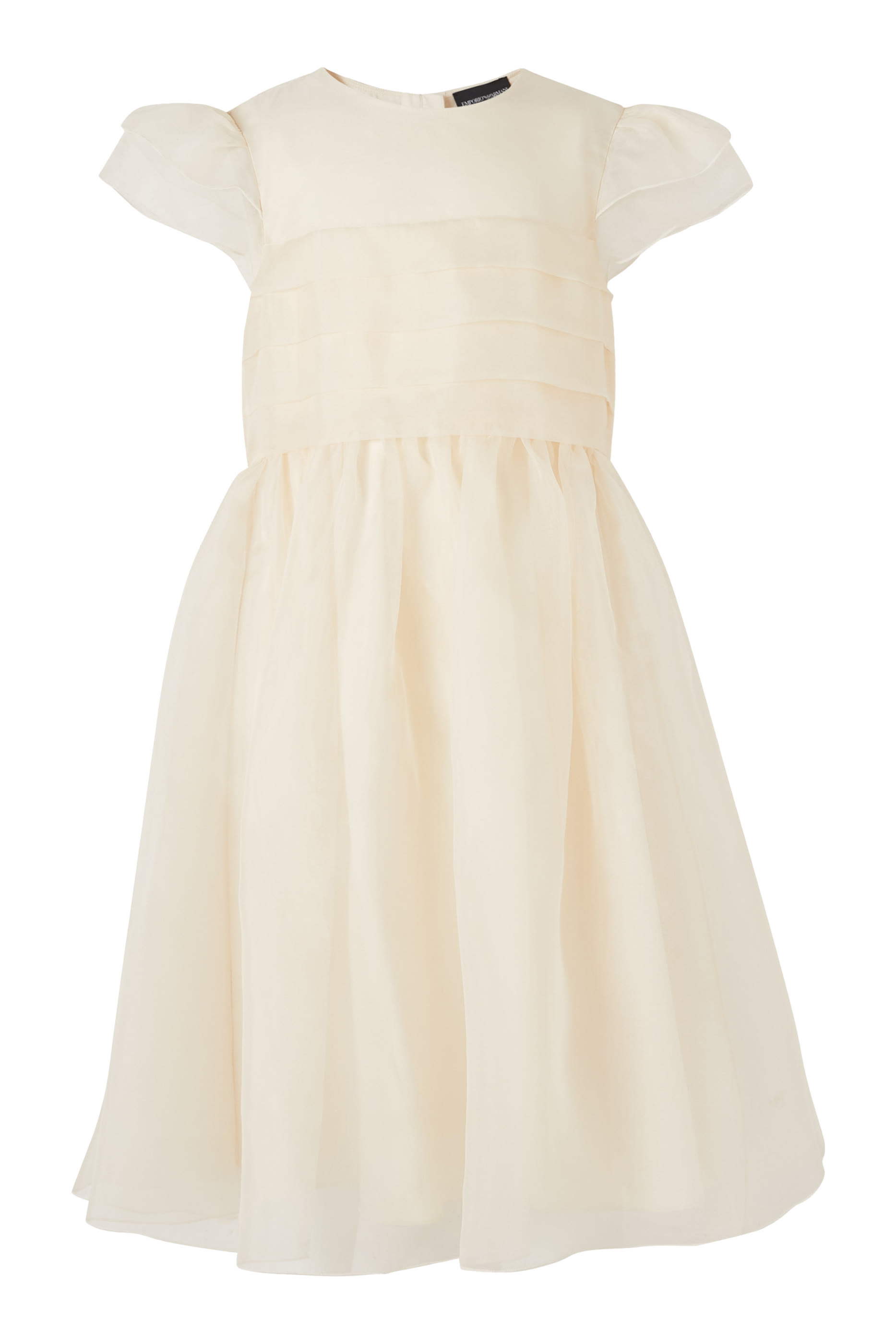 Kids Plain Organza Dress