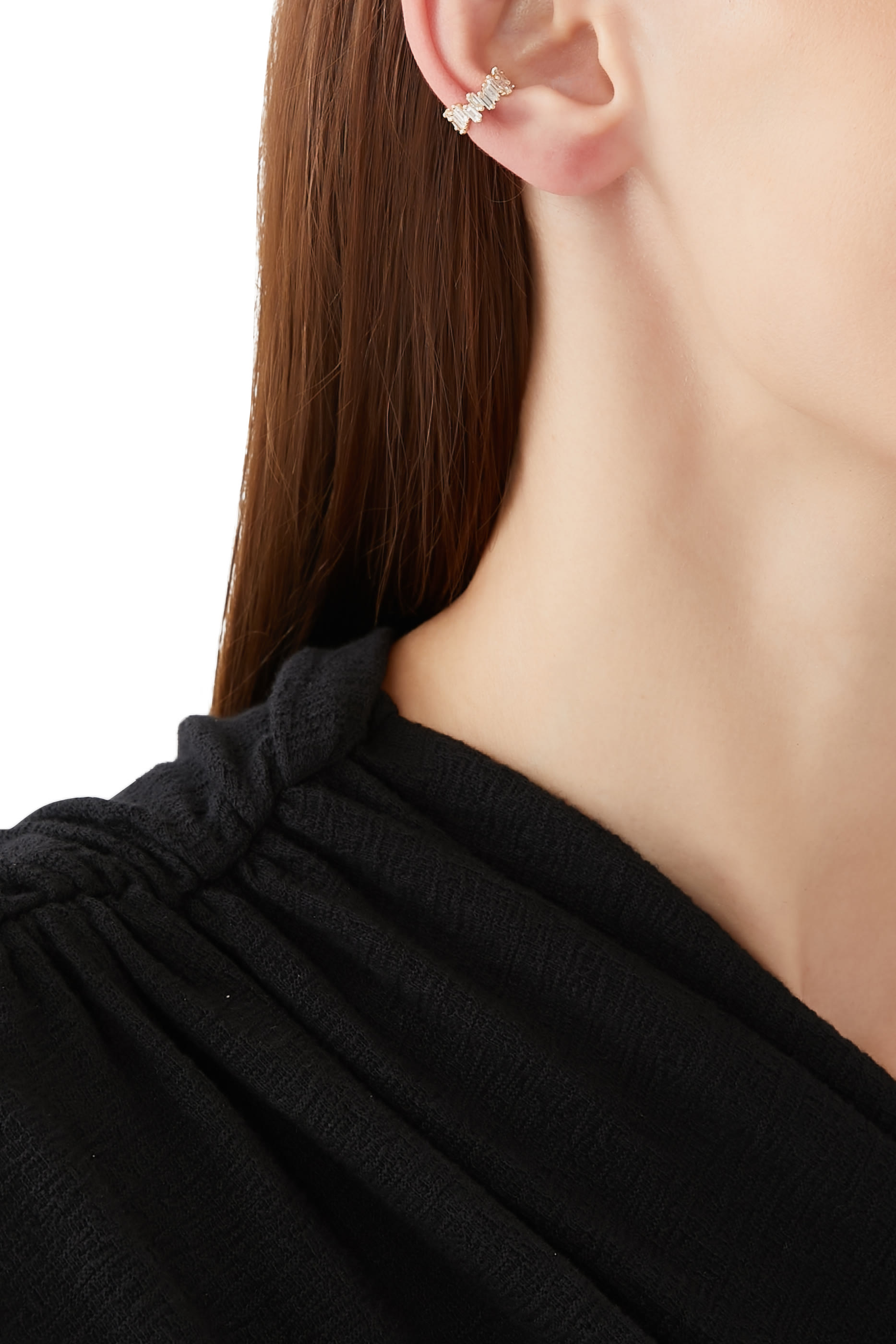 Ear Cuff, 18K White Gold & Diamonds