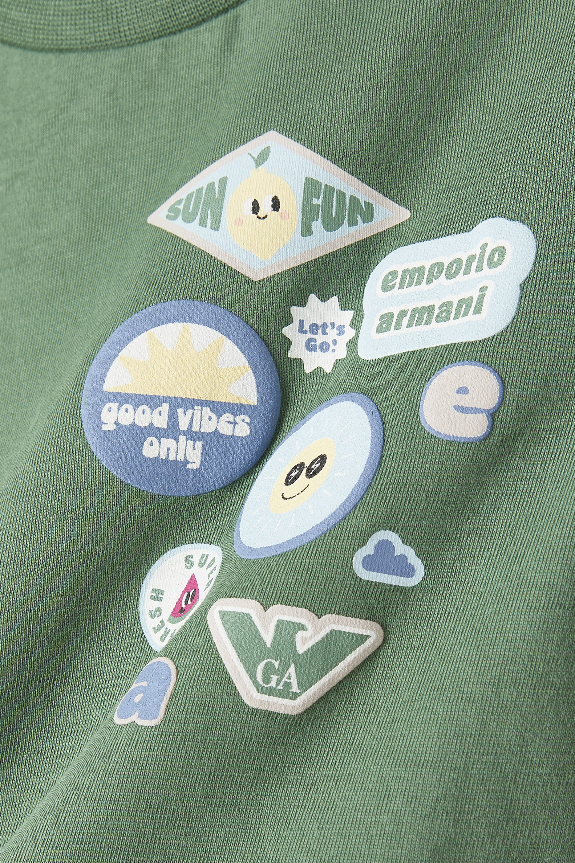 Kids Patch Detail T-Shirt