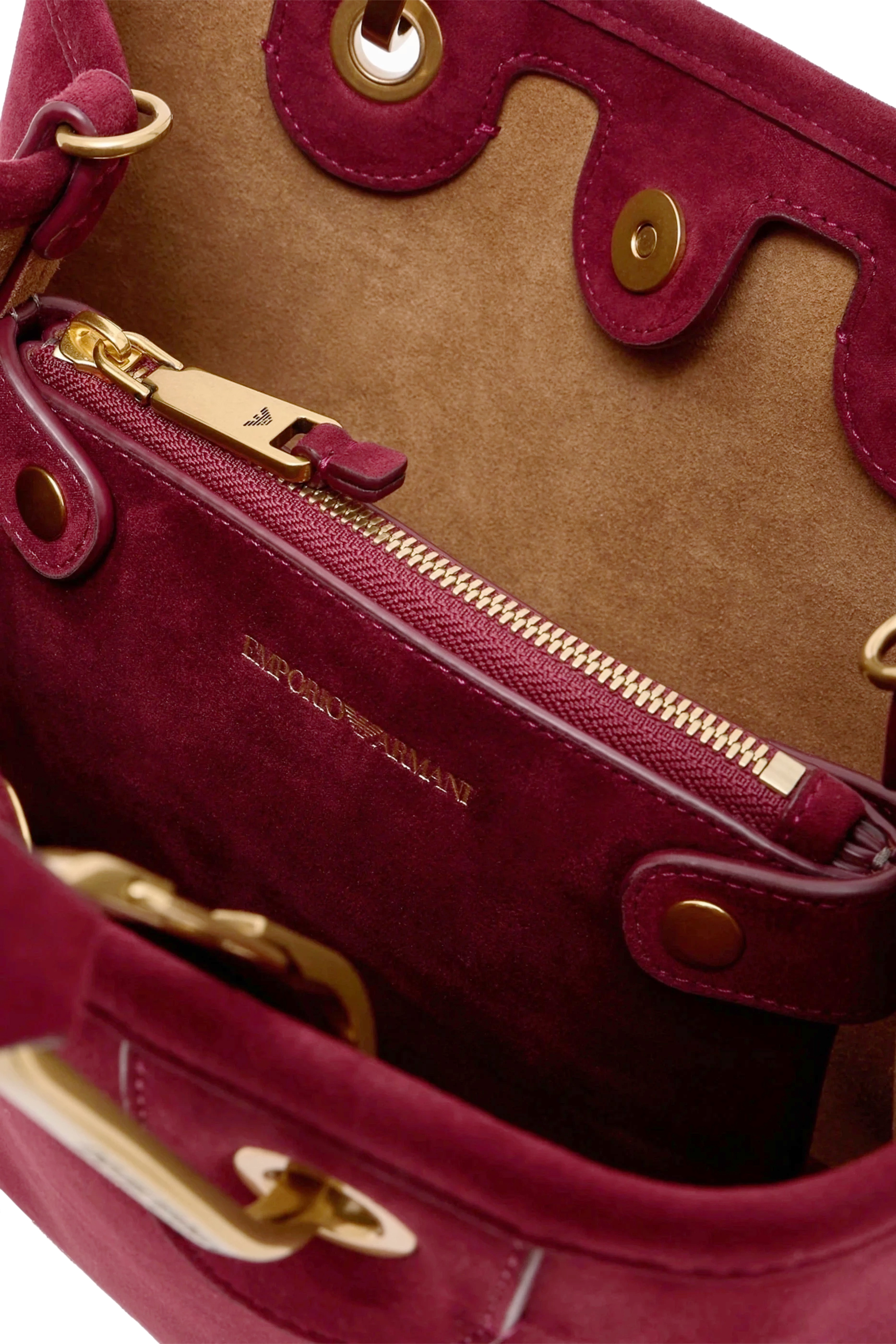 MyEA Suede Shopper Bag