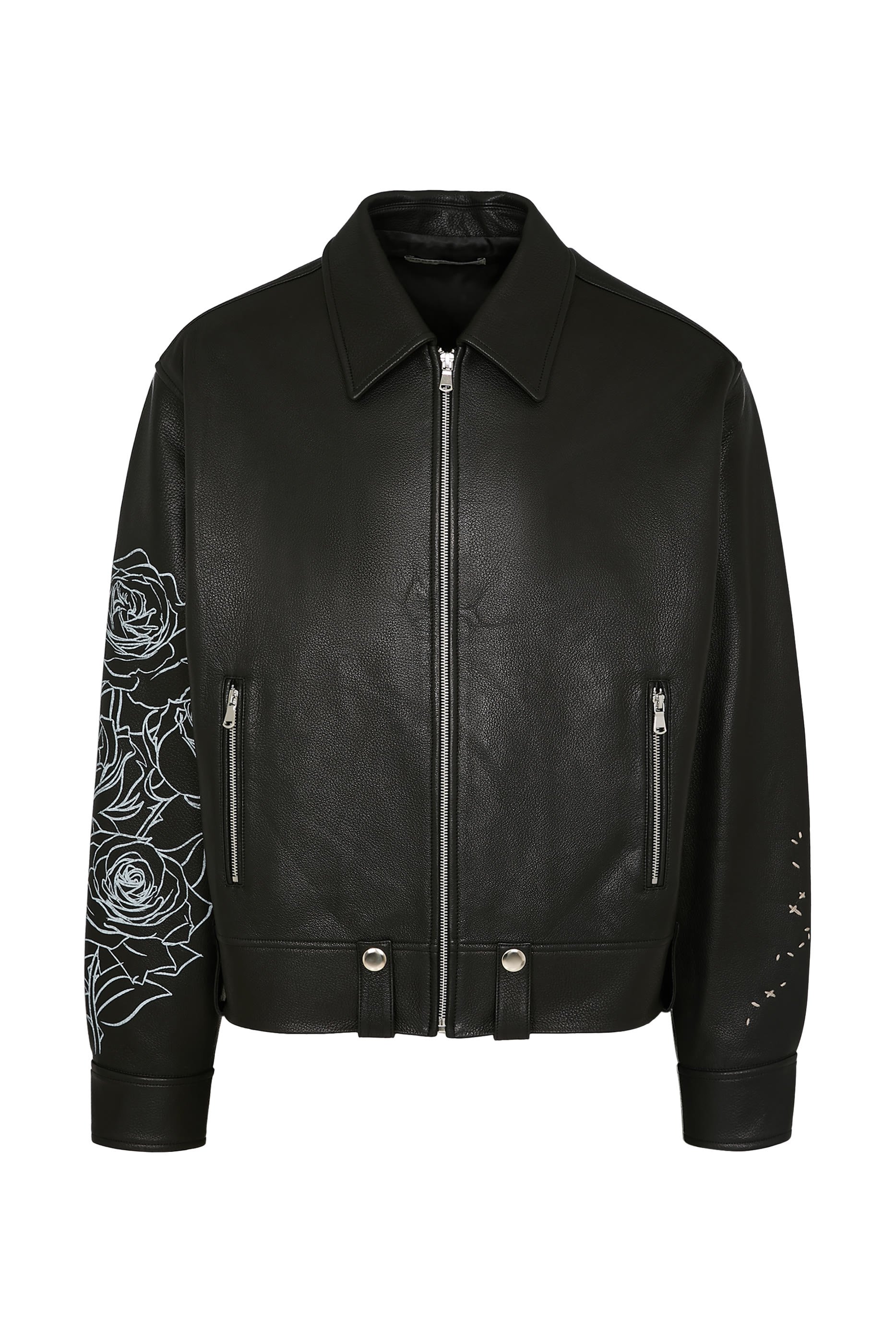 Roses Leather Blouson 