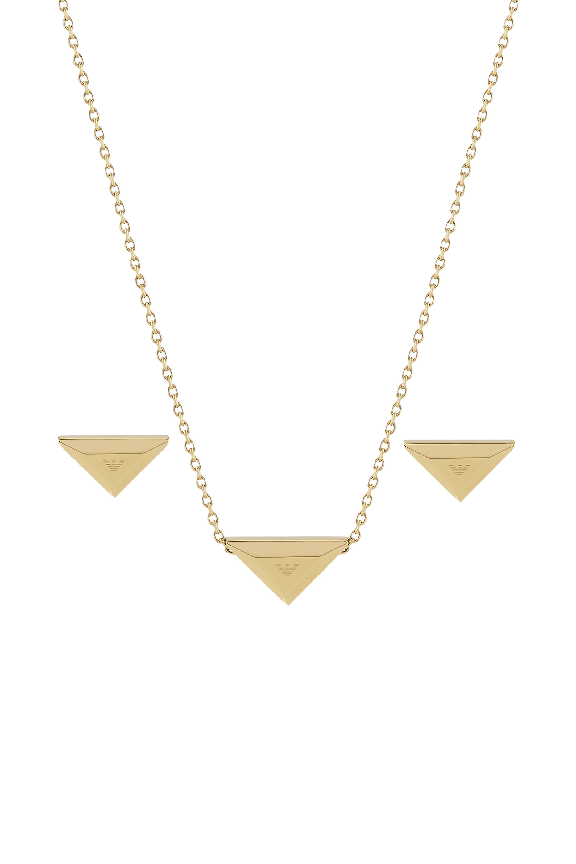 Necklace and Earrings Set, Stainless Steel