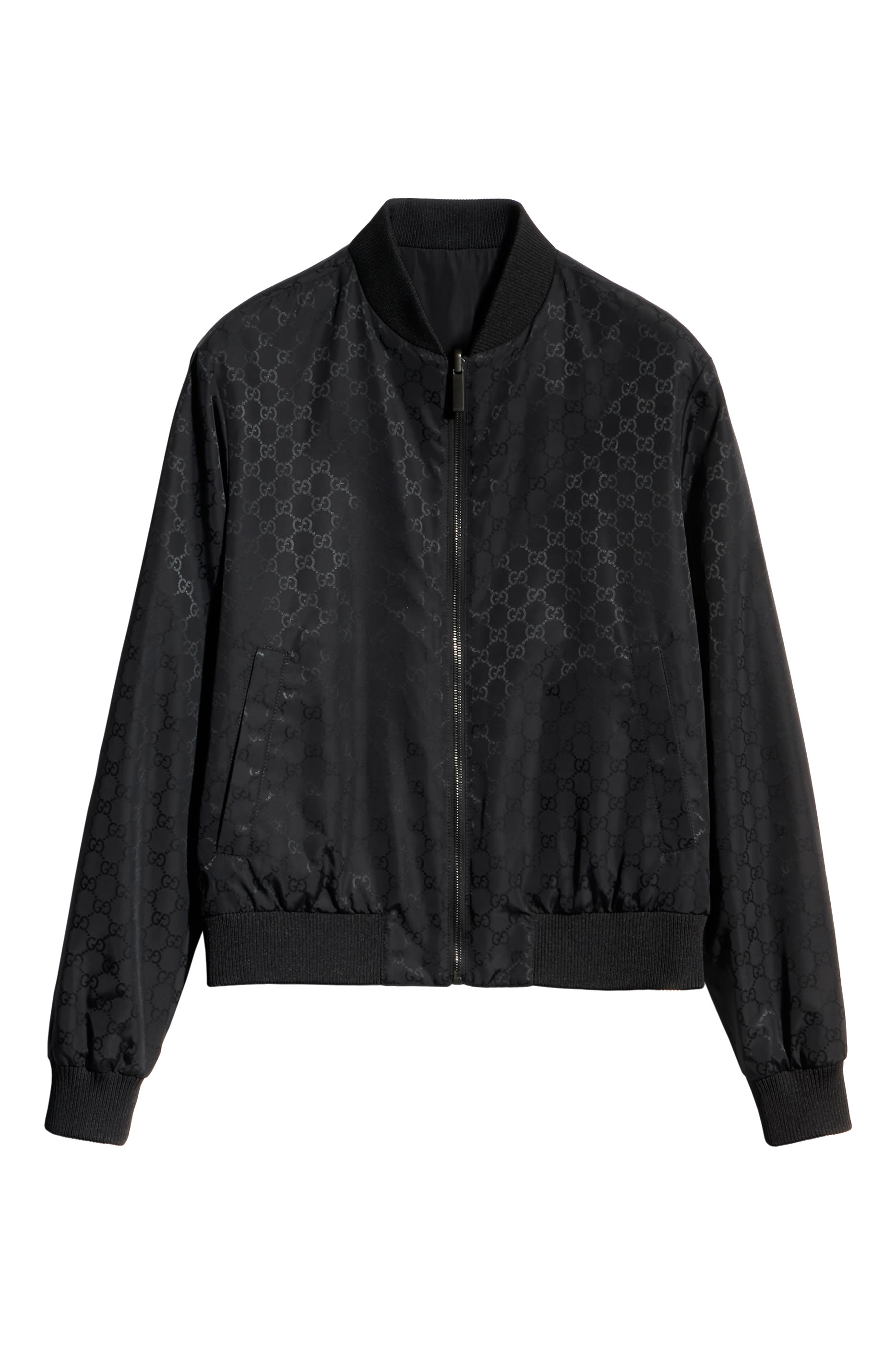  Reversible Light Silk Faille Zip Jacket