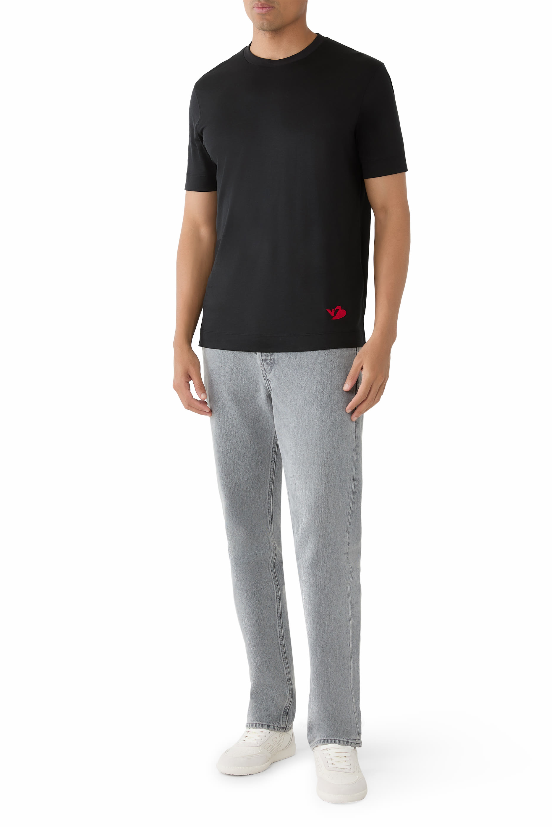 Heart Eagle Logo-Detail T-Shirt