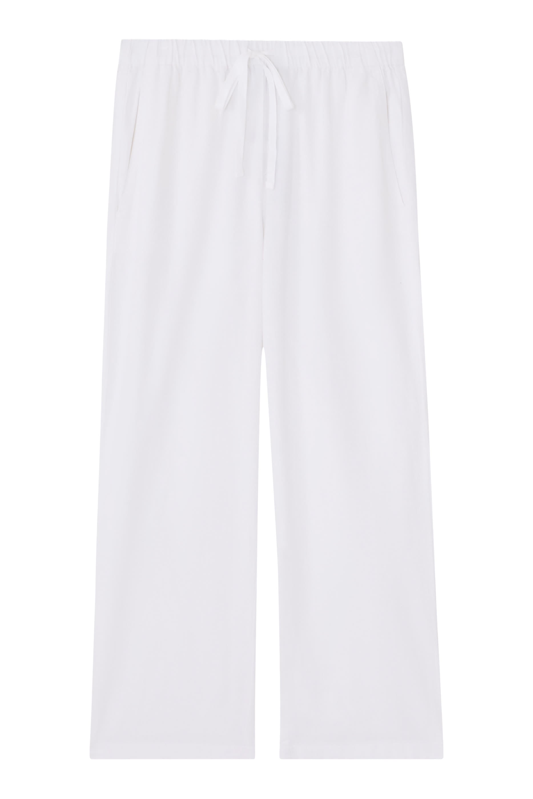 Drawstring Straight Trousers