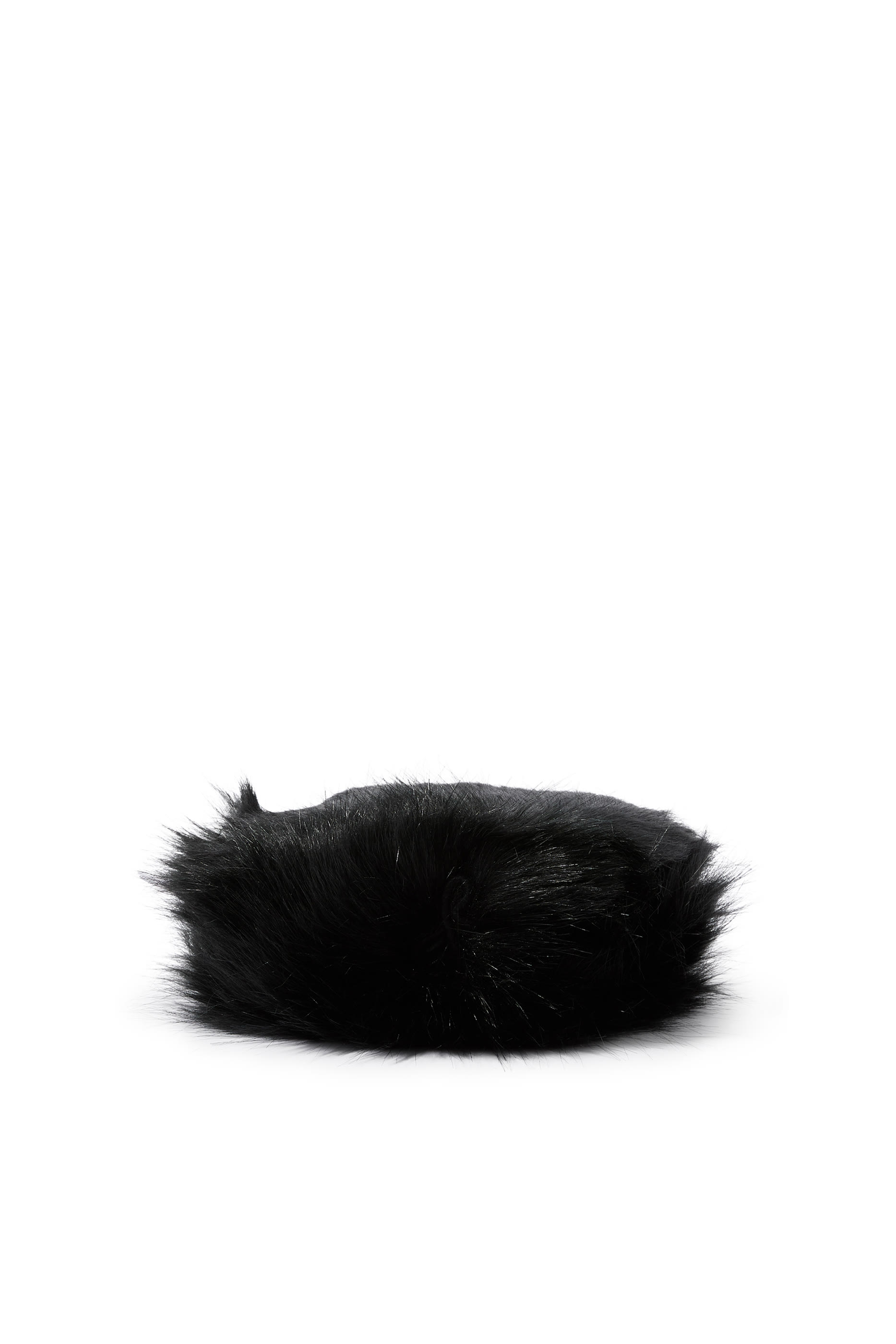 Faux-Fur Pillbox Hat 