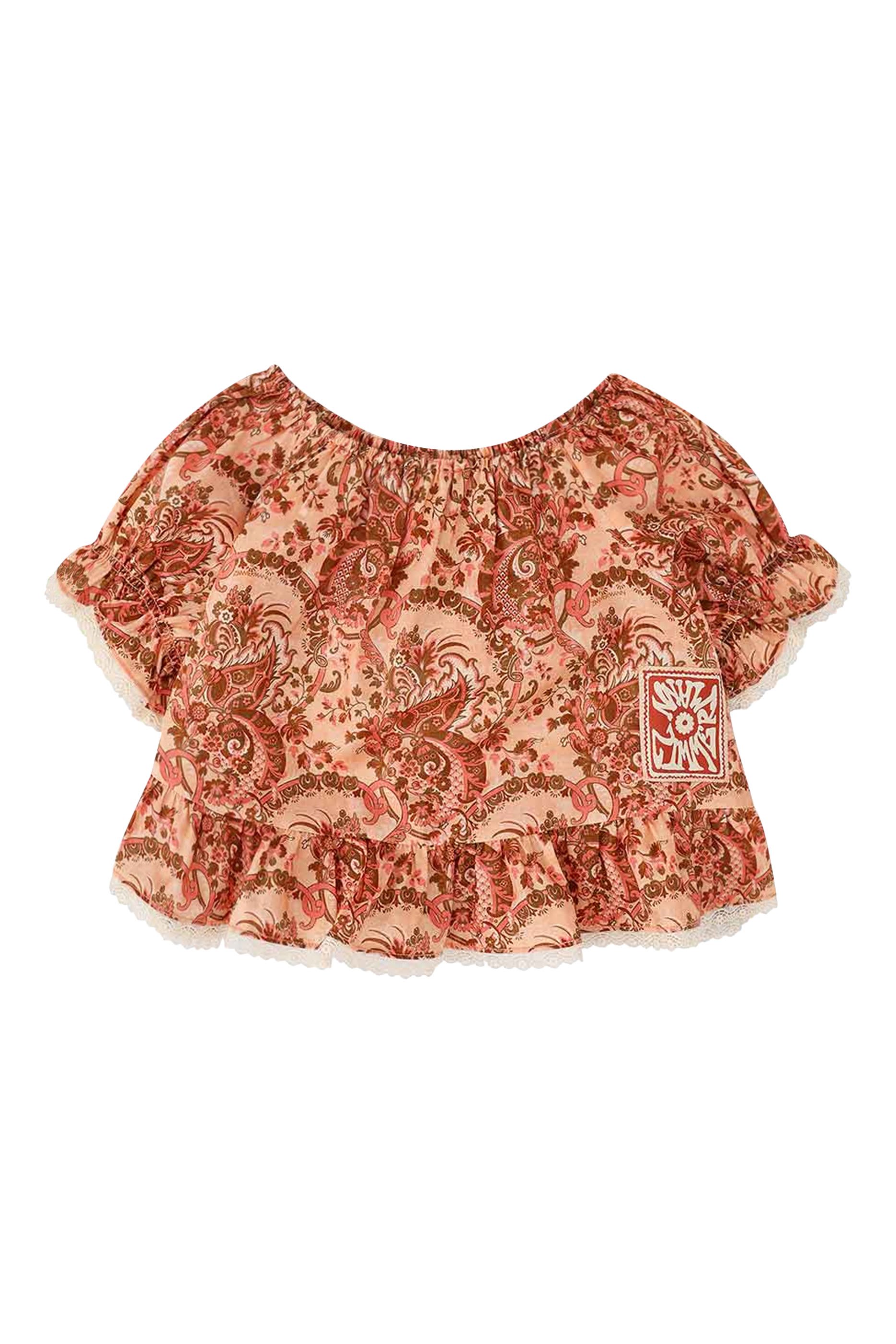 Kids Aster Frill Sleeve Top 