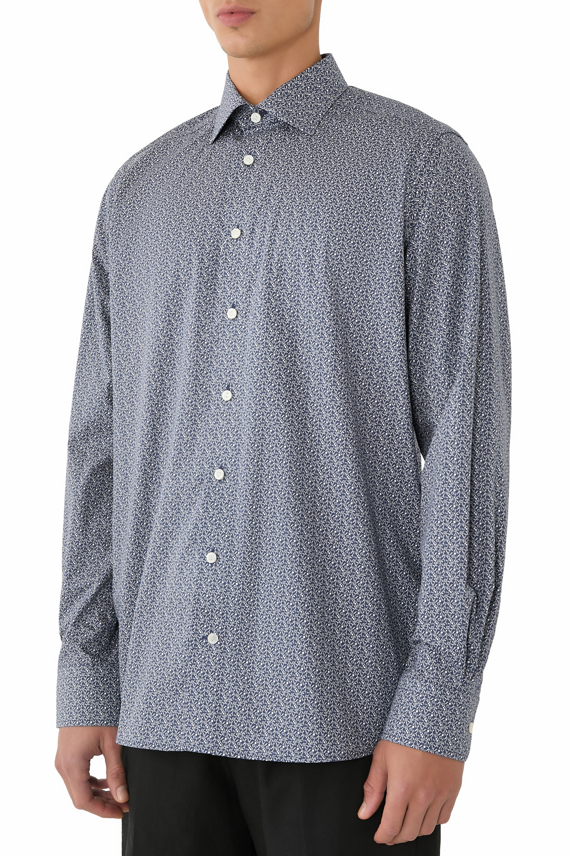 Floral Signature Twill Shirt
