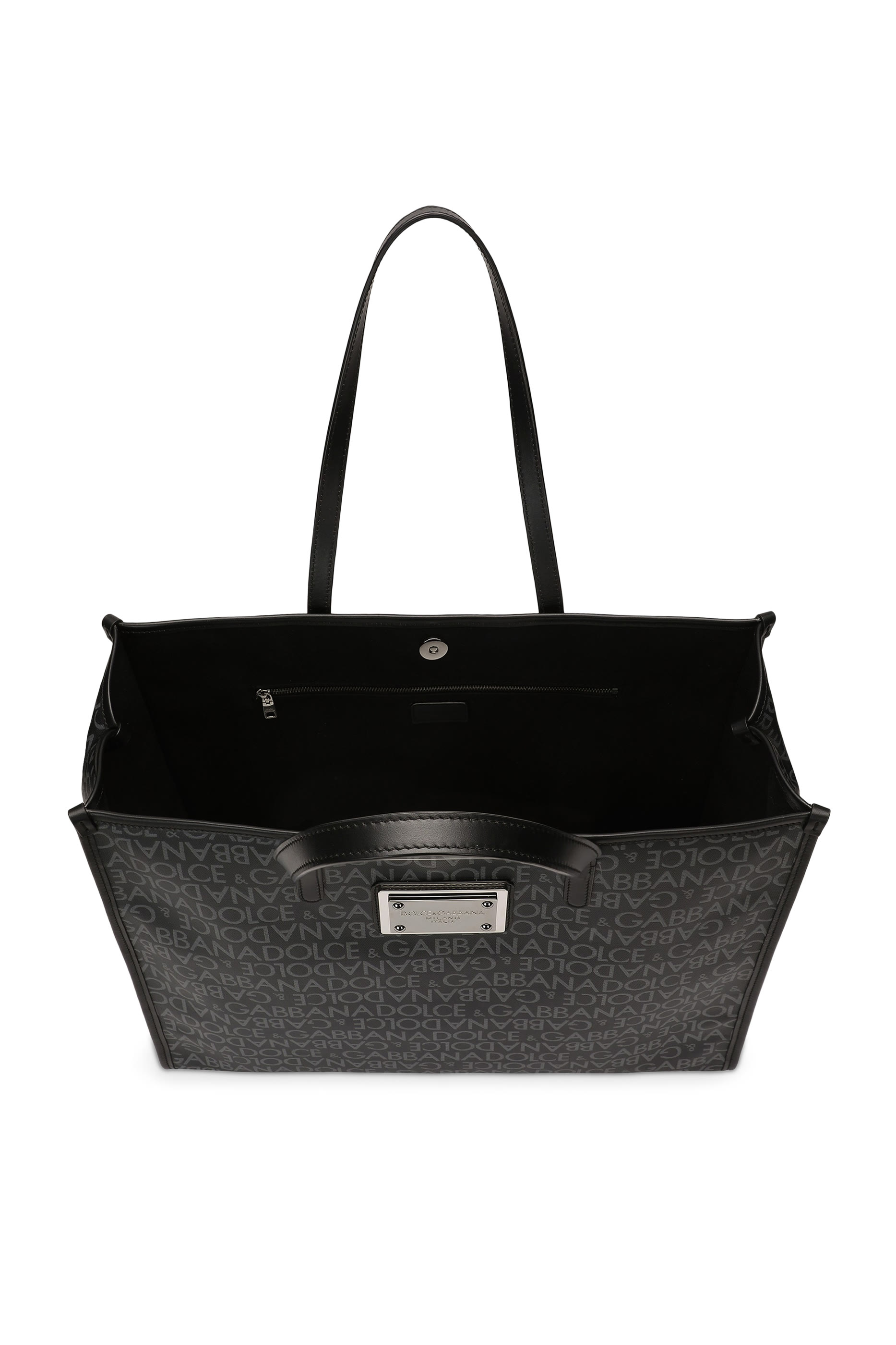 Large Coated Jacquard Shopper