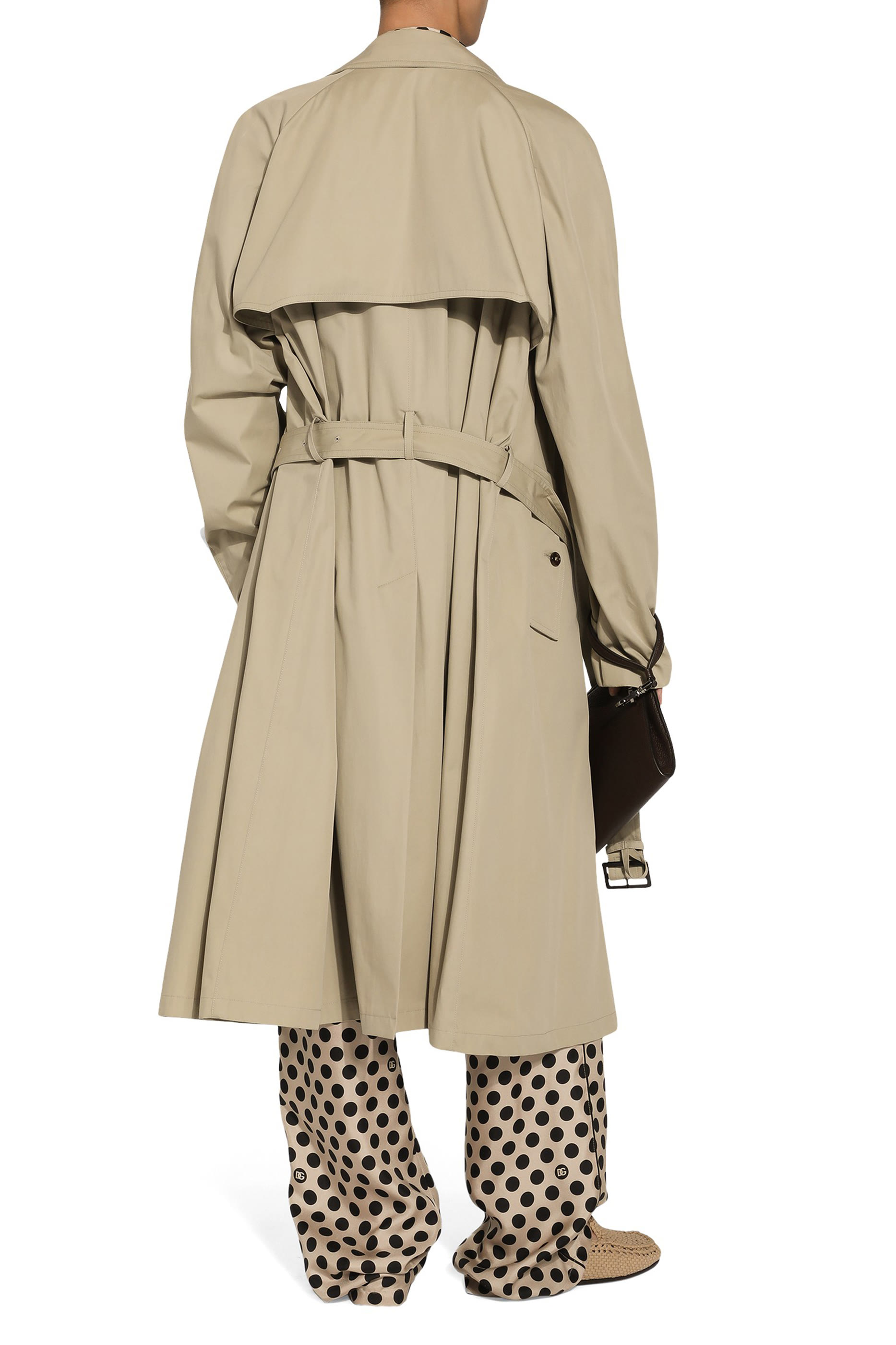 Polka-Dot Print and DG Logo Silk Jogging Pants