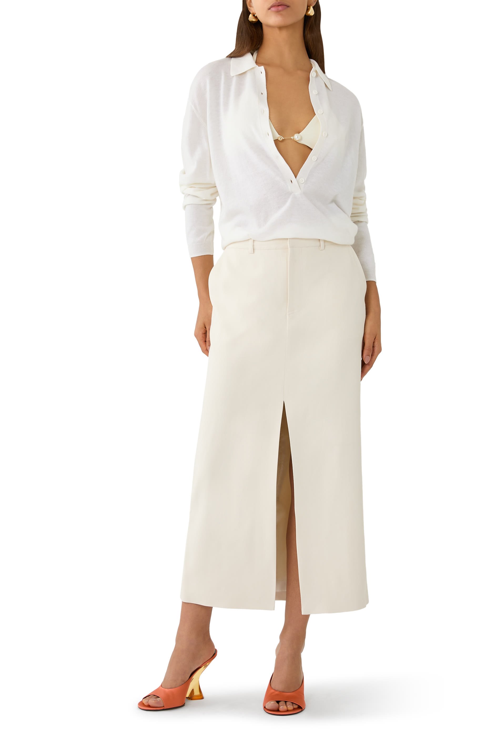 Tala Knit V-Neck Polo