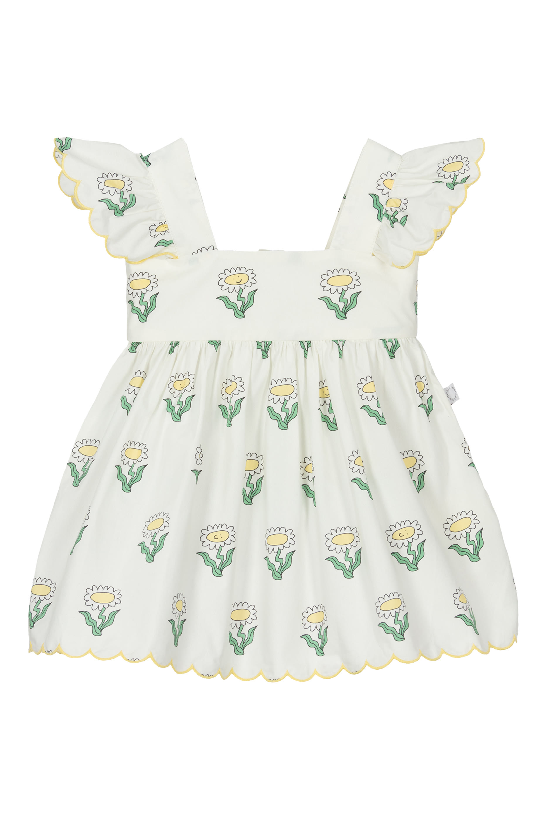 Kids Sunflower Print Dress & Bloomers Set