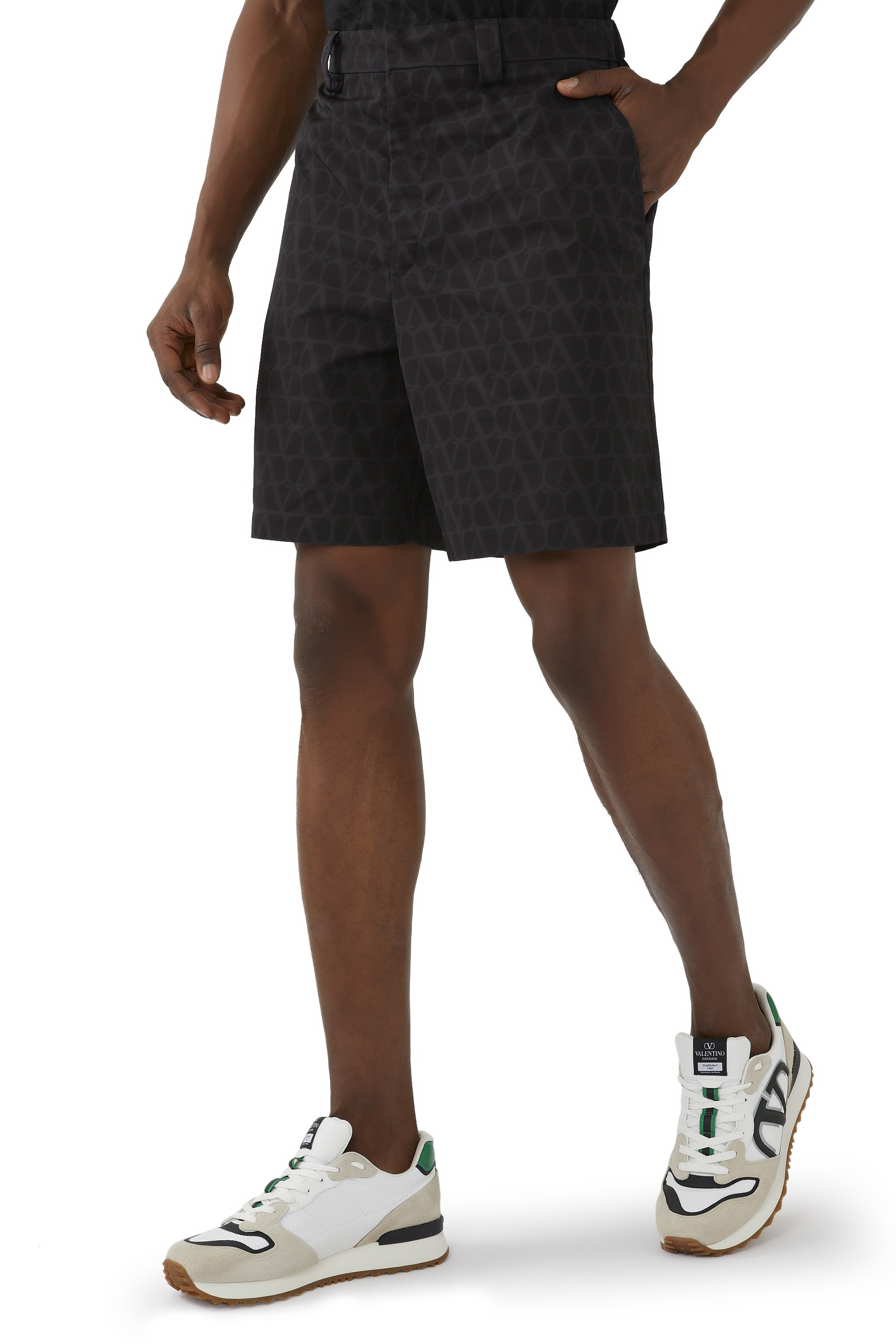  Toile Iconography Bermuda Shorts