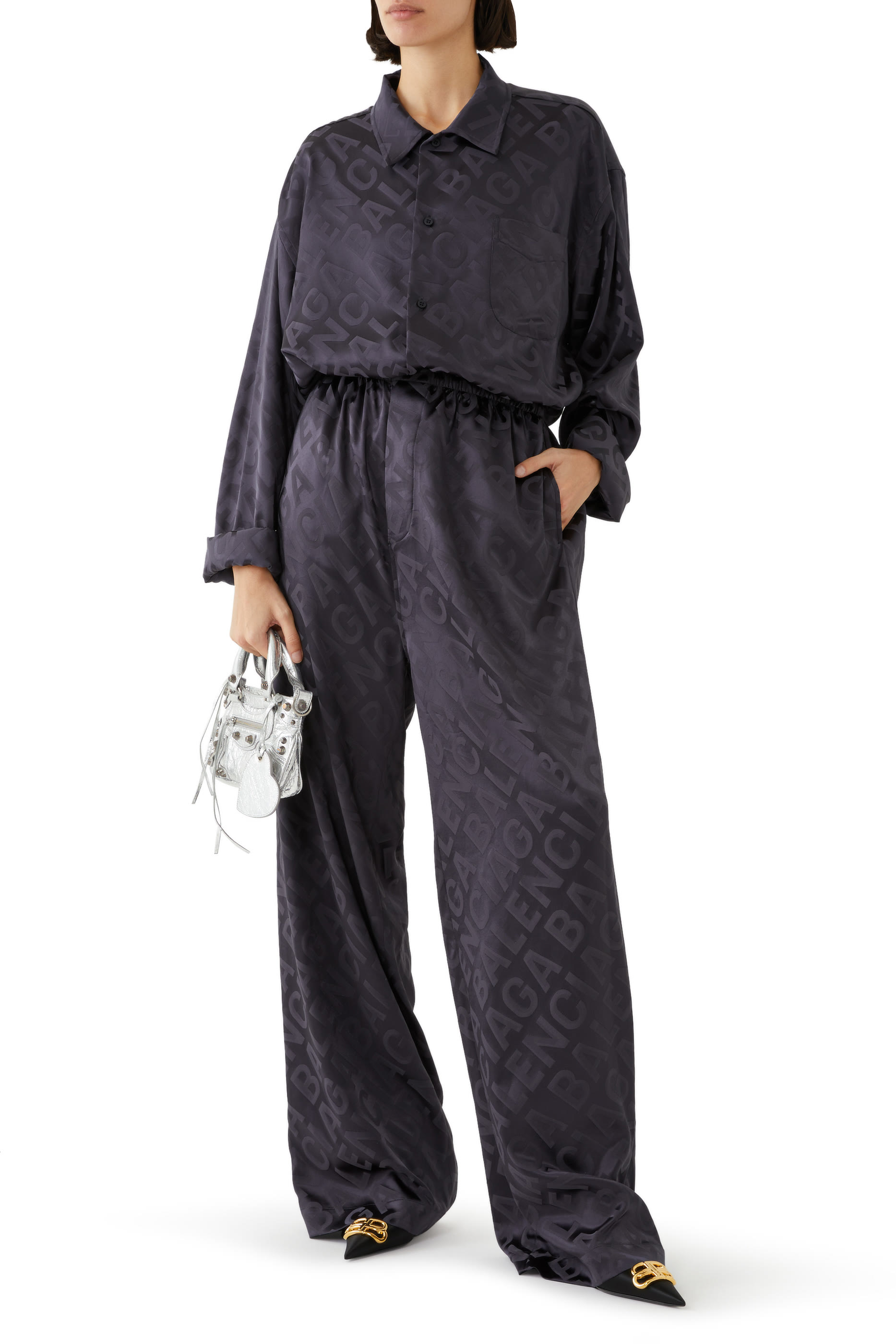 BB Monogram Jacquard Pajama Pants