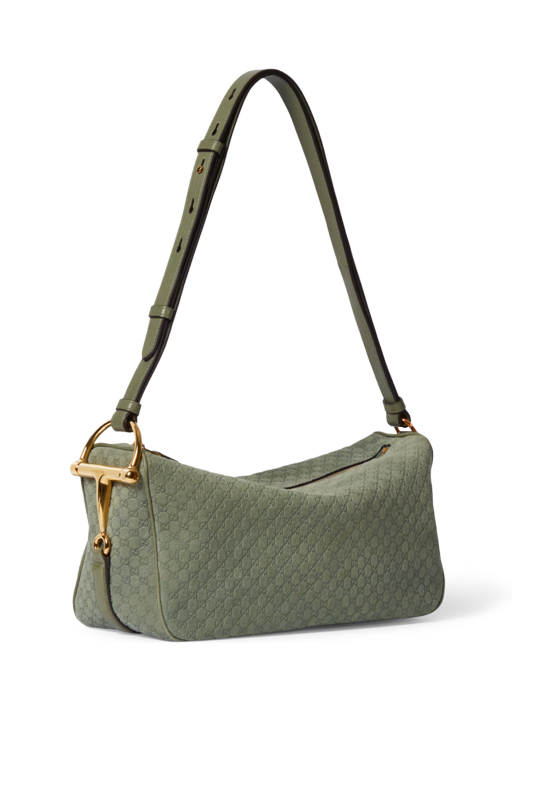 Half Horsebit Medium Shoulder Bag