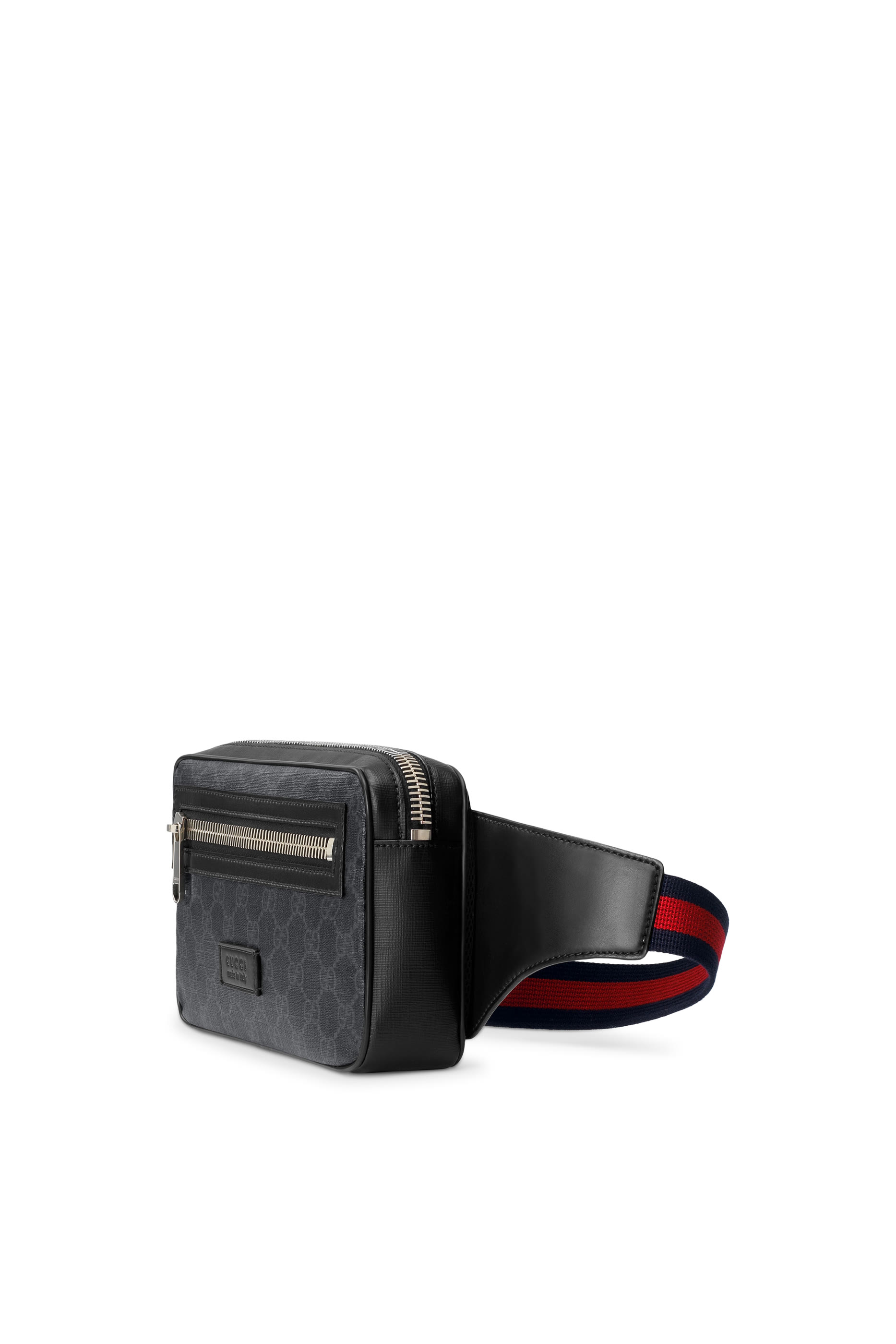GG Supreme Black Belt Bag