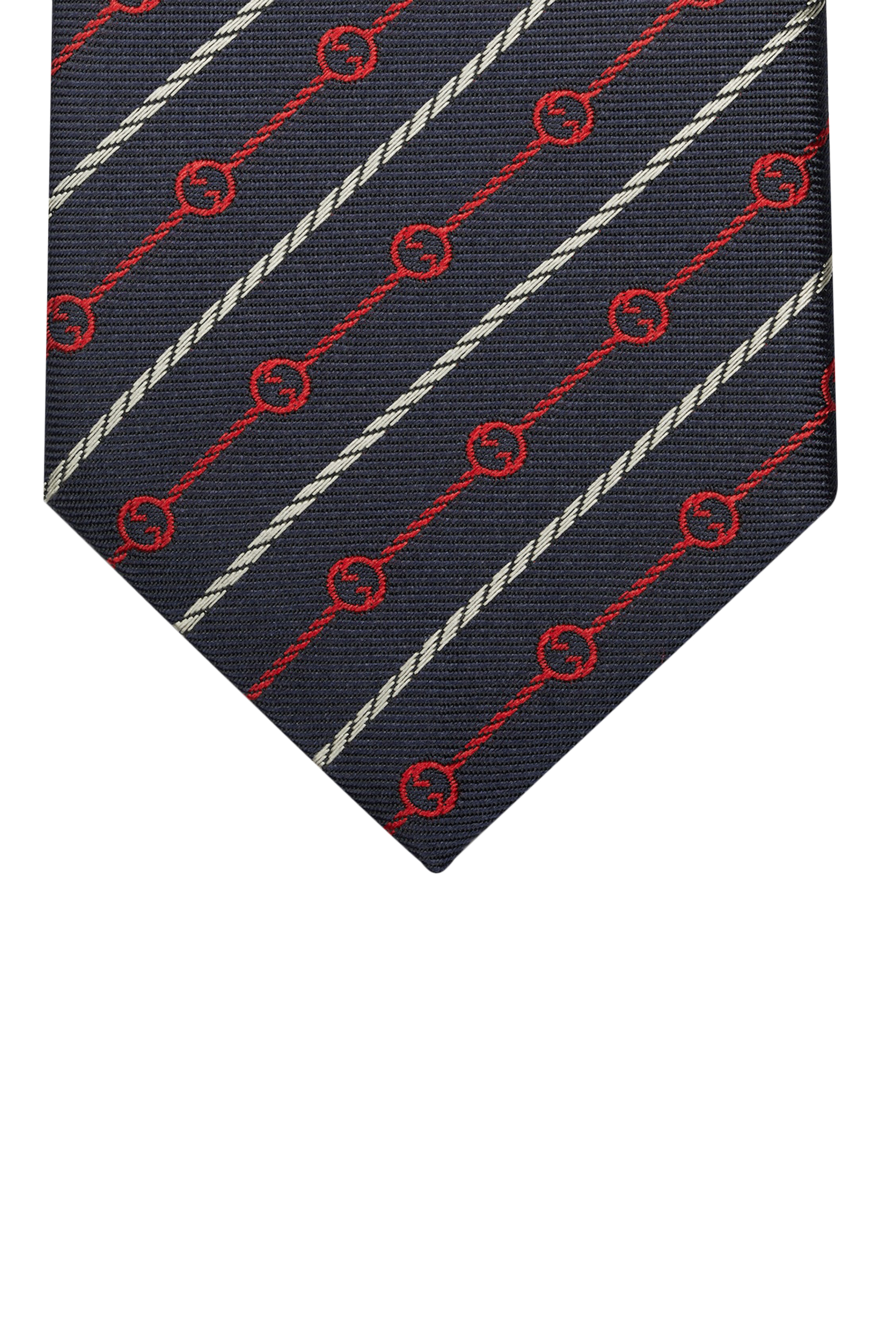Interlocking G Silk Tie