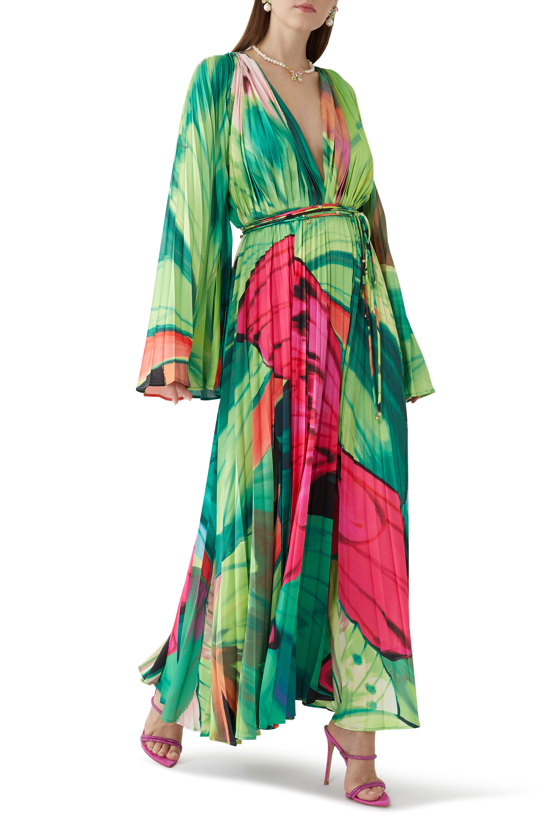 Tatiana Papillon Print Maxi Dress