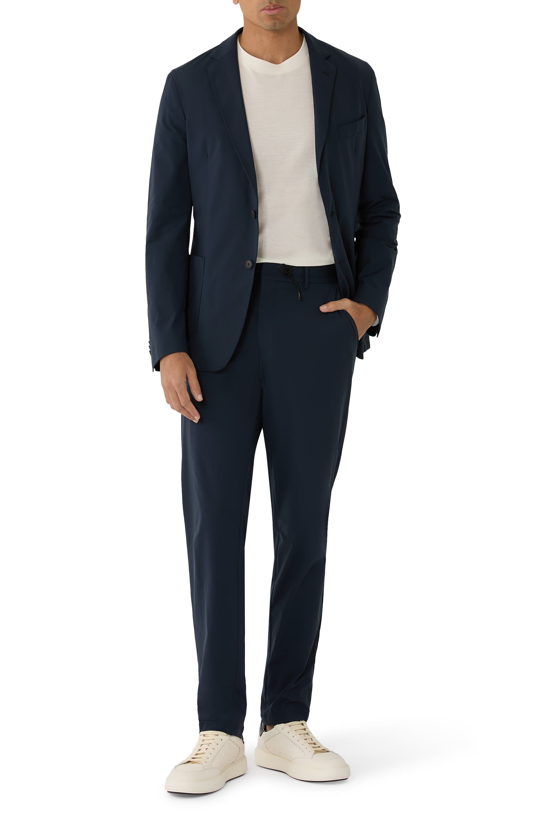 Slim-Fit Jacket in Performance-Stretch Jersey 