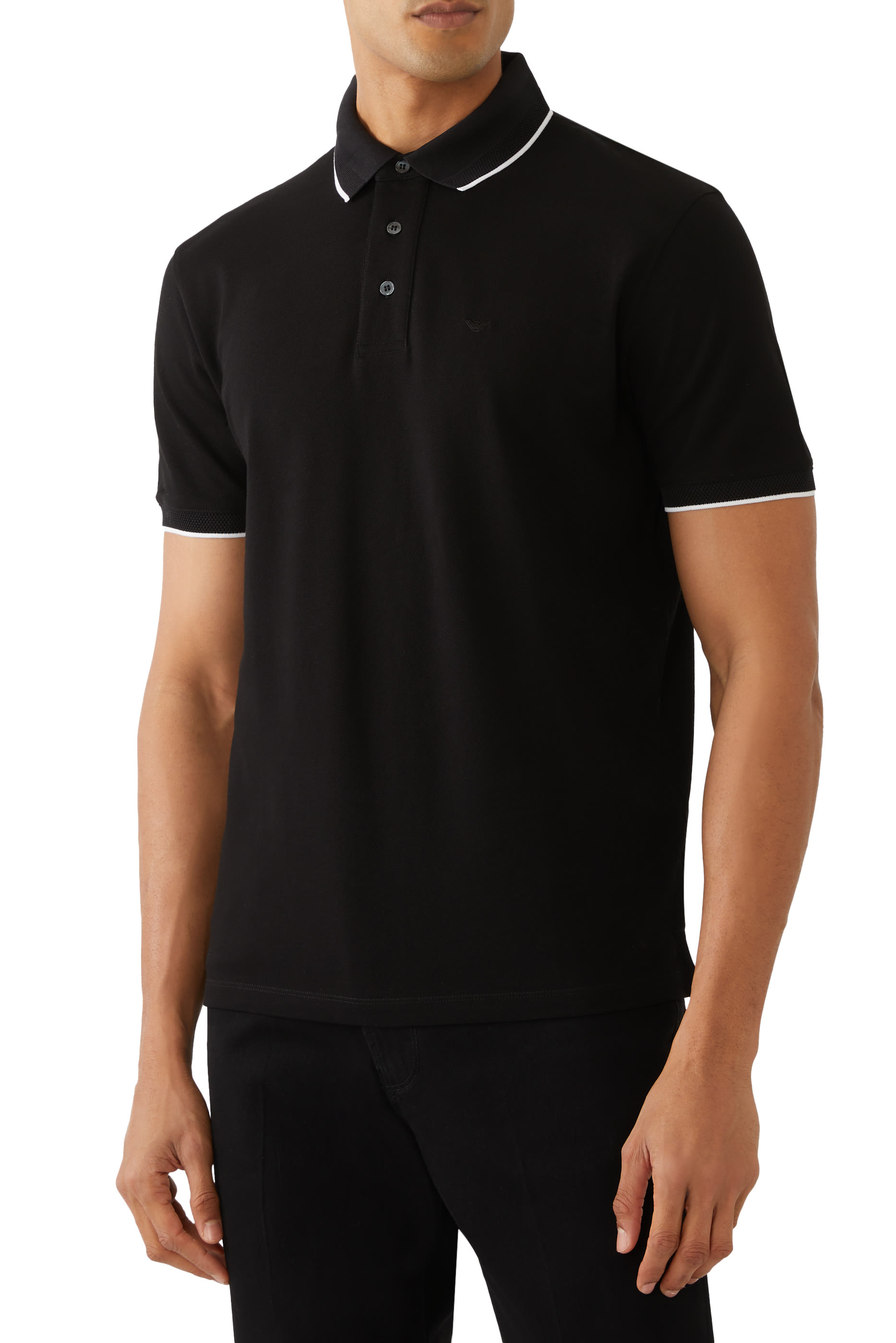 Micro Eagle Logo Polo Shirt