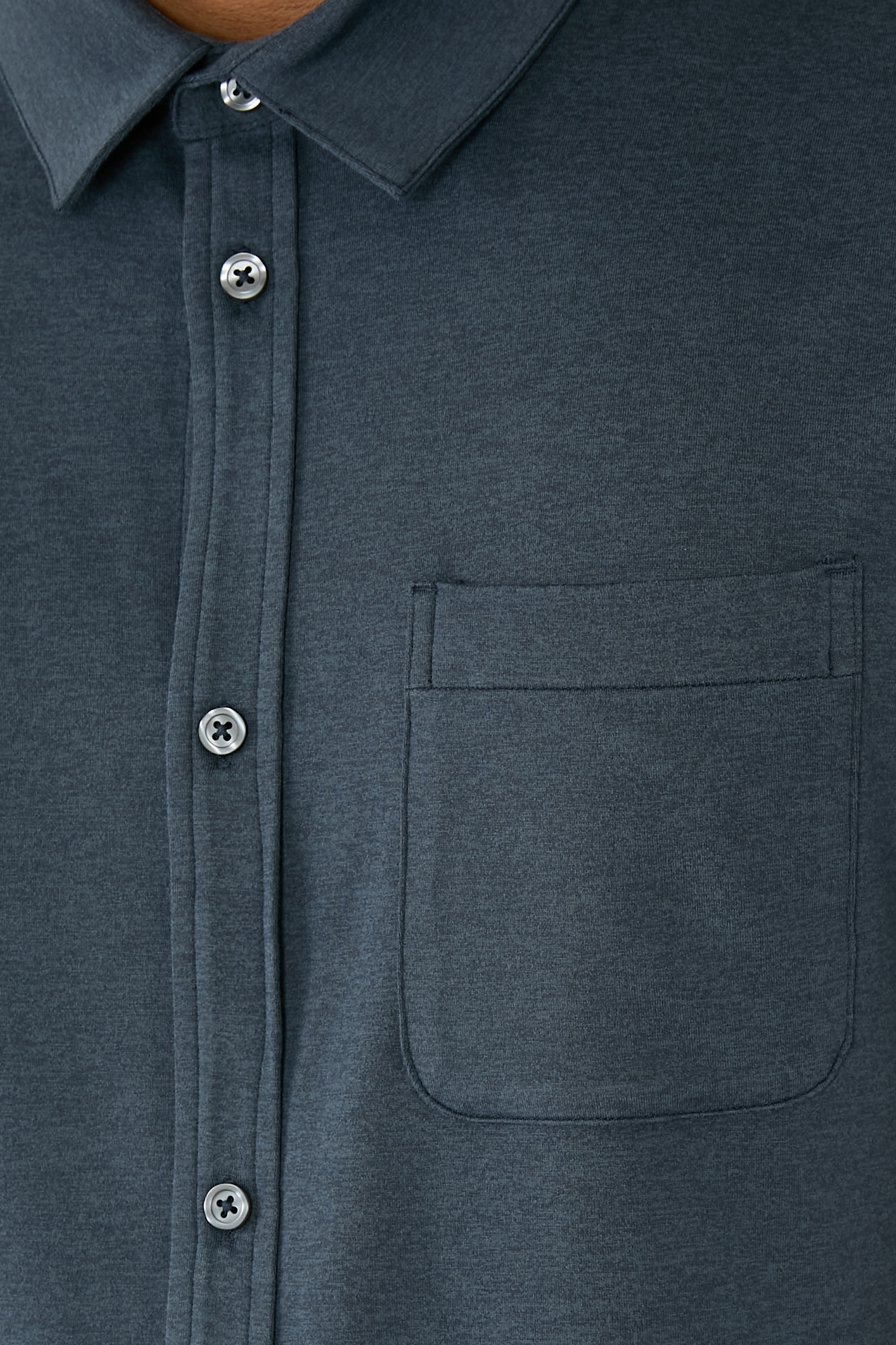 Short Sleeve Ponto Button Down Shirt 
