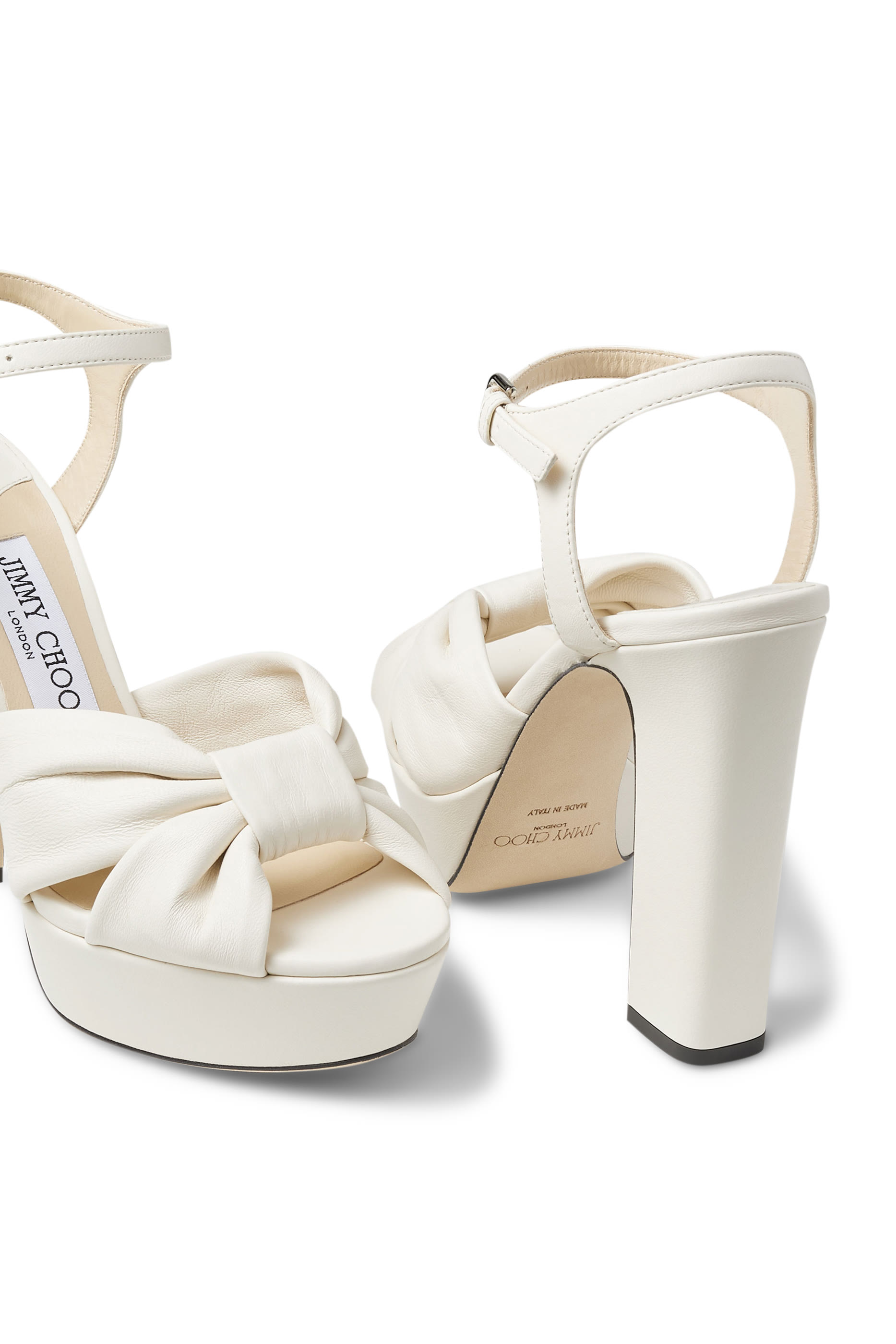Heloise 120 Nappa Leather Platform Sandals