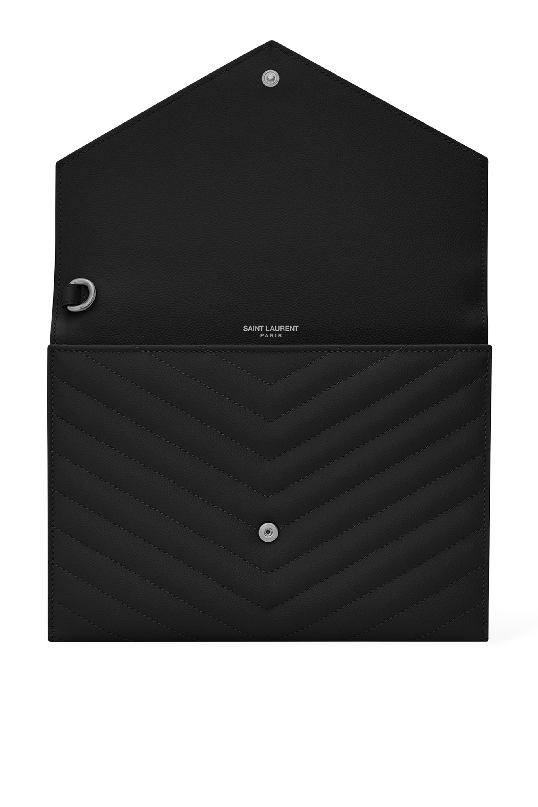 Cassandre Matelass&eacute; Flap Pouch in Grain De Poudre Leather 