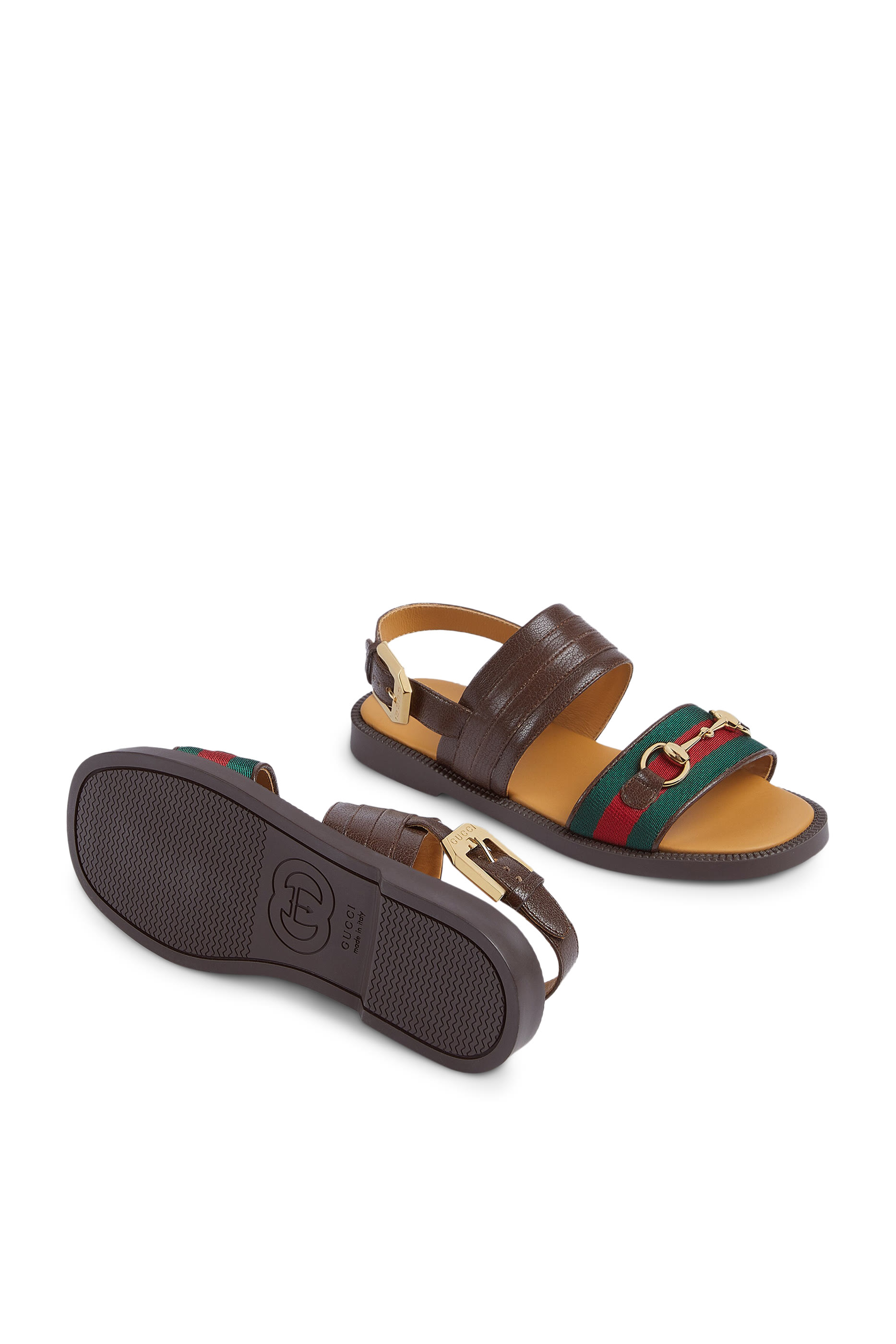Kids Horsebit Web Sandals
