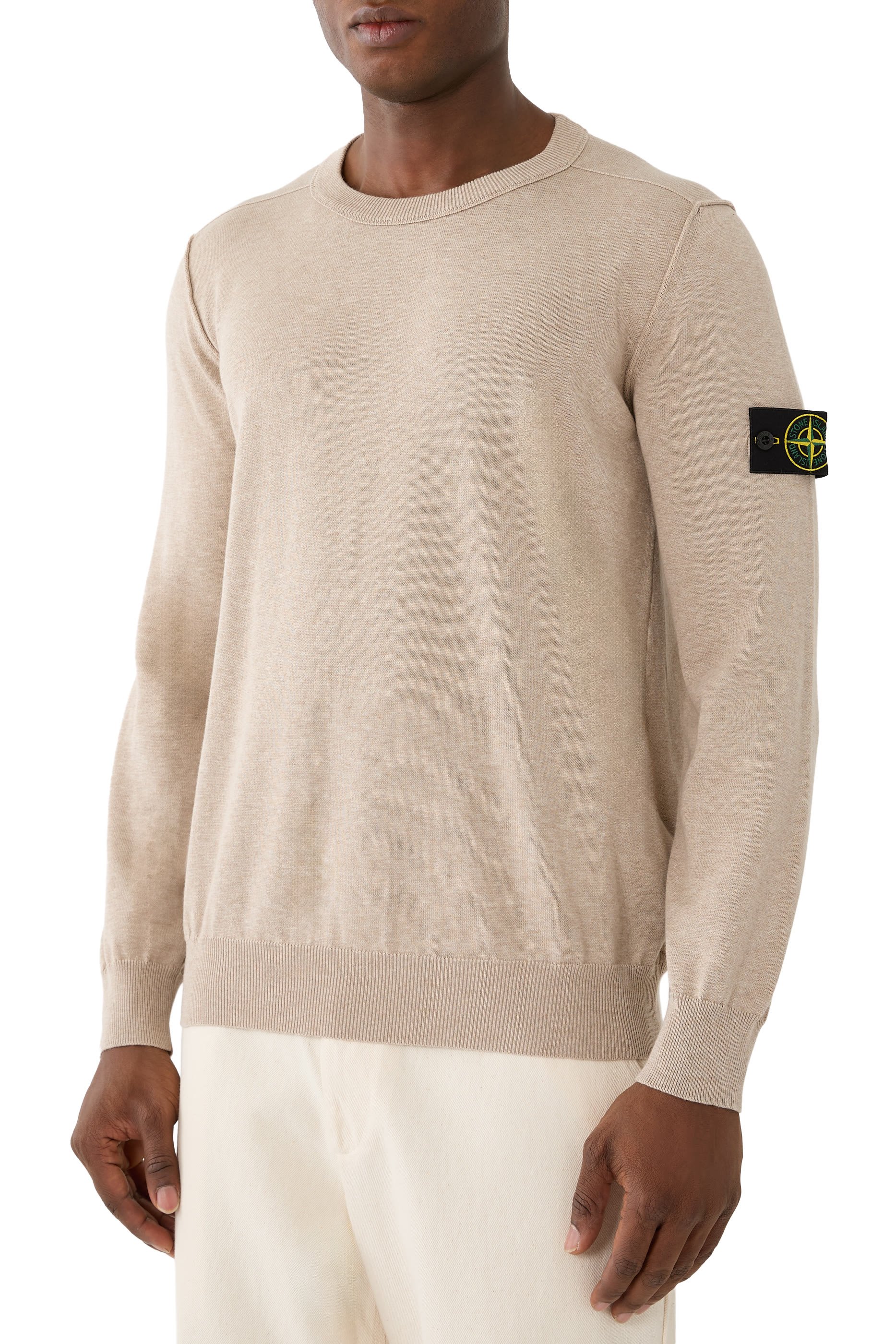  Soft Organic Cotton Crewneck Sweater 
