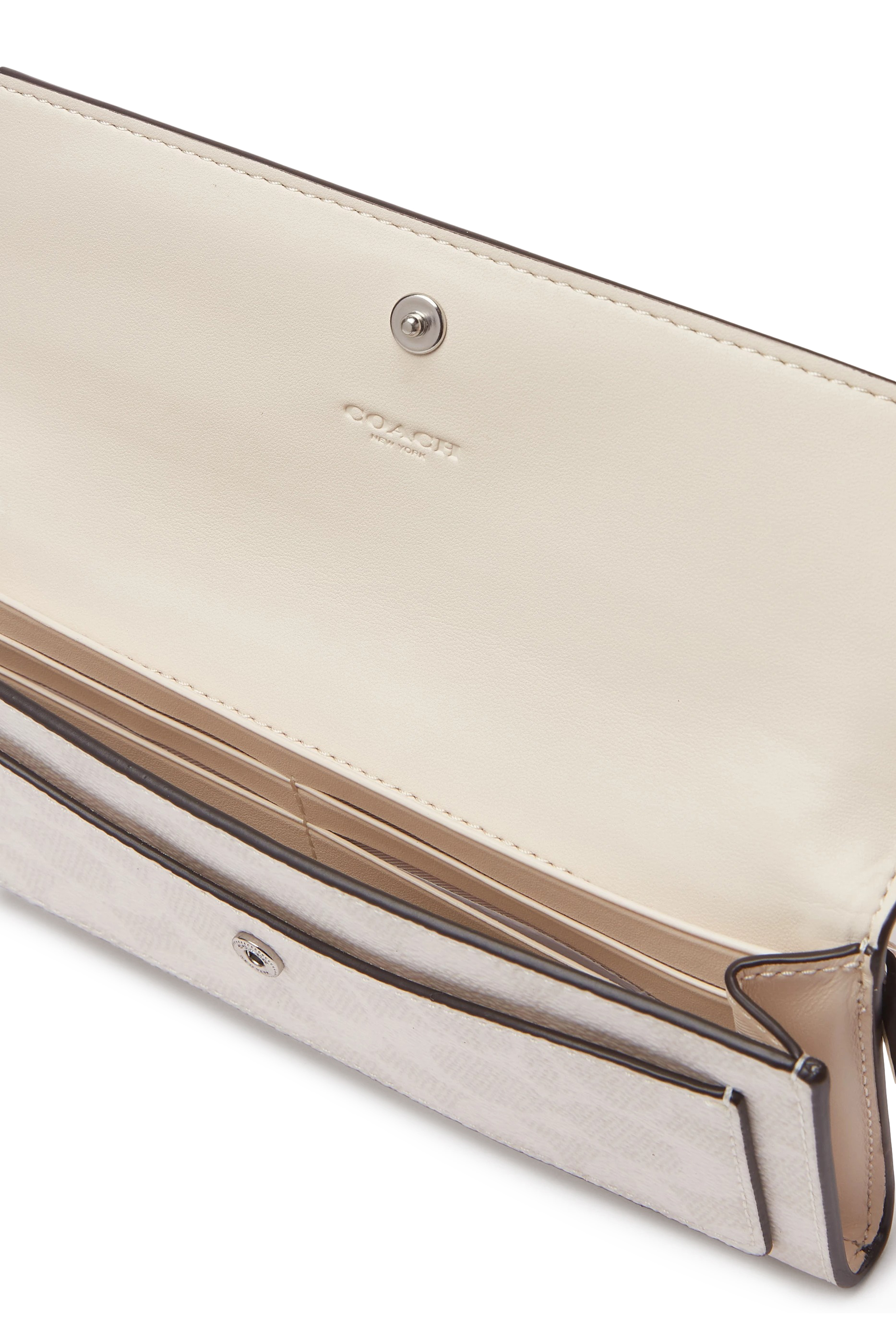 Essential Signature Canvas Long Wallet