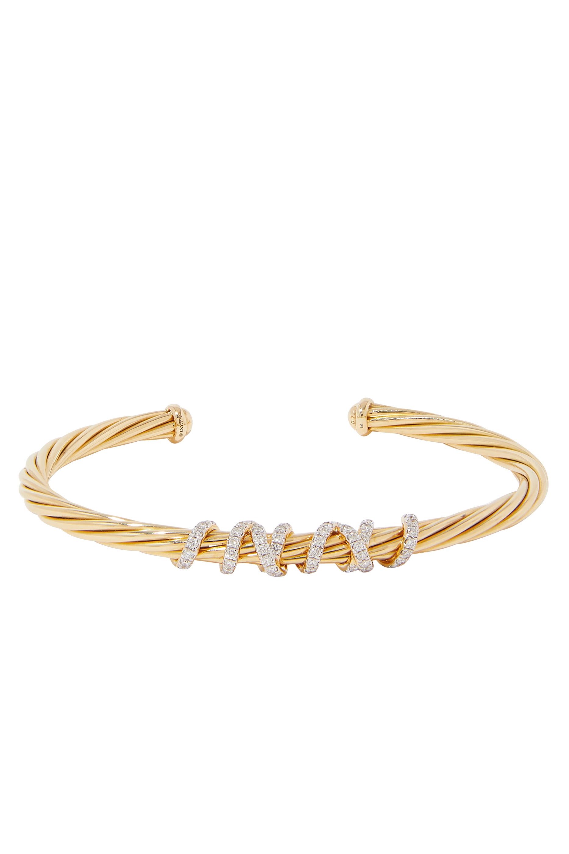 Helena Center Station Bracelet, 18k Yellow Gold & Diamonds