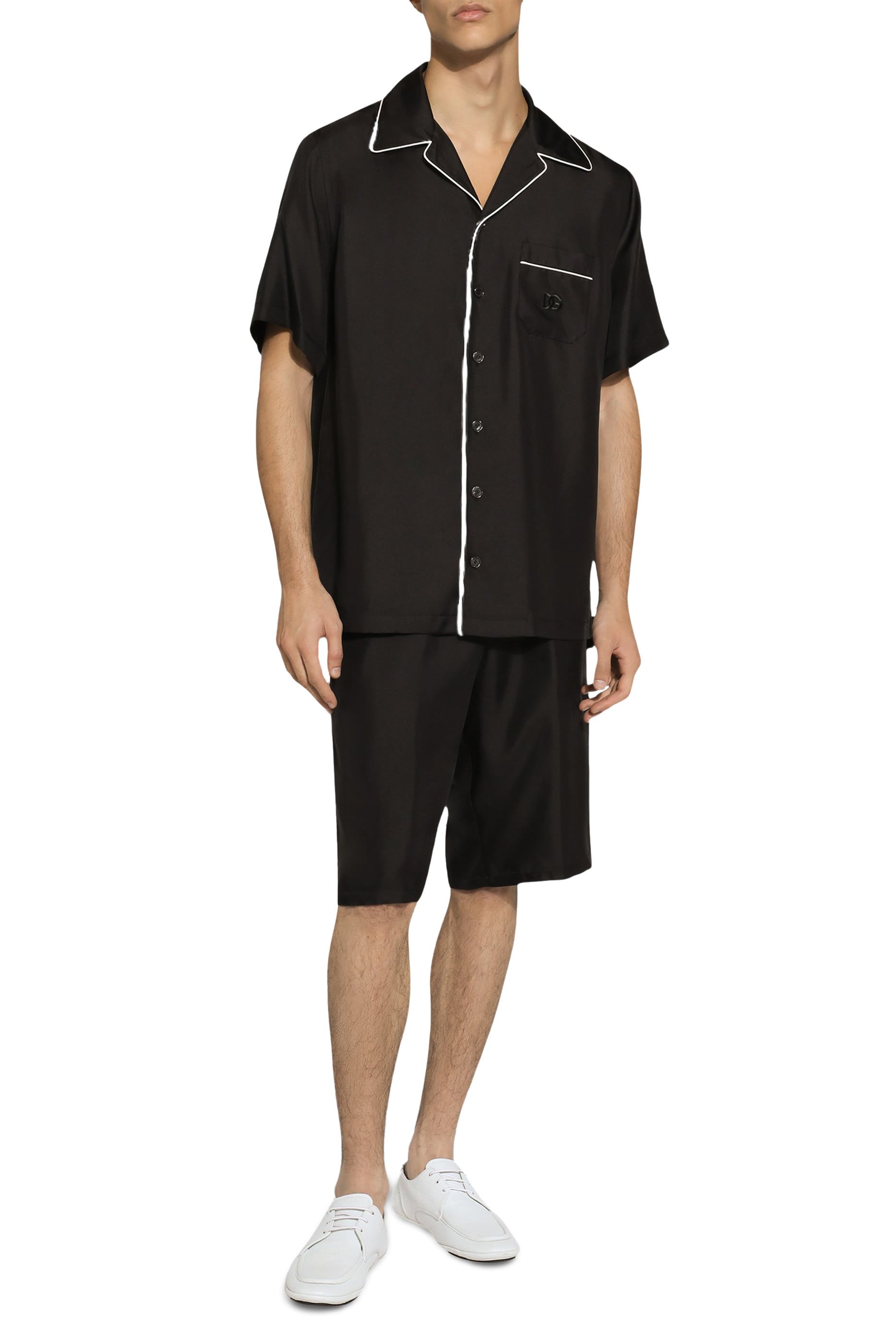 DG Embroidery Silk Twill Shirt