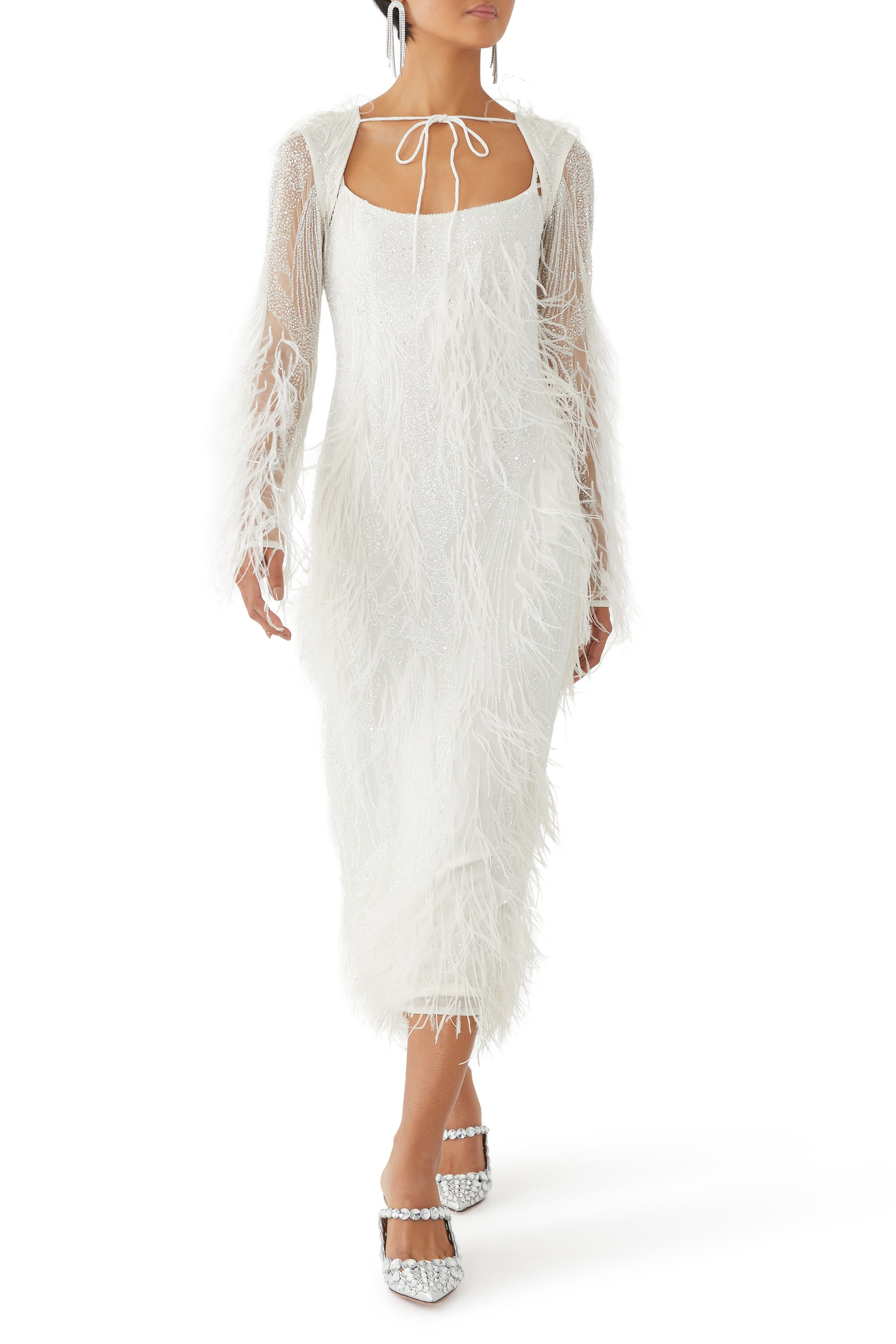 Aster Bolero Hand Embellished Dress