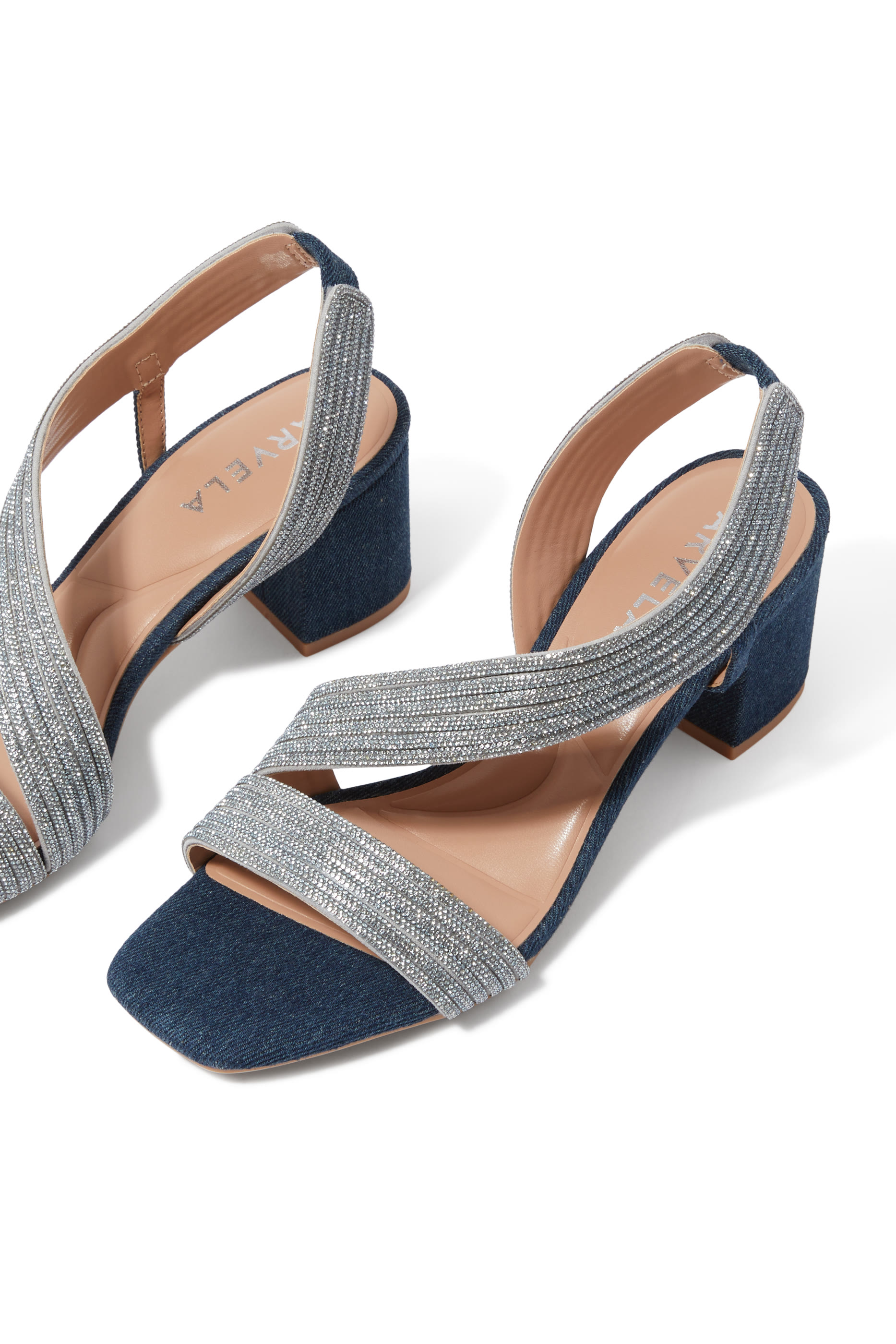 Carvela Gala 60 Block Jewel Sandals