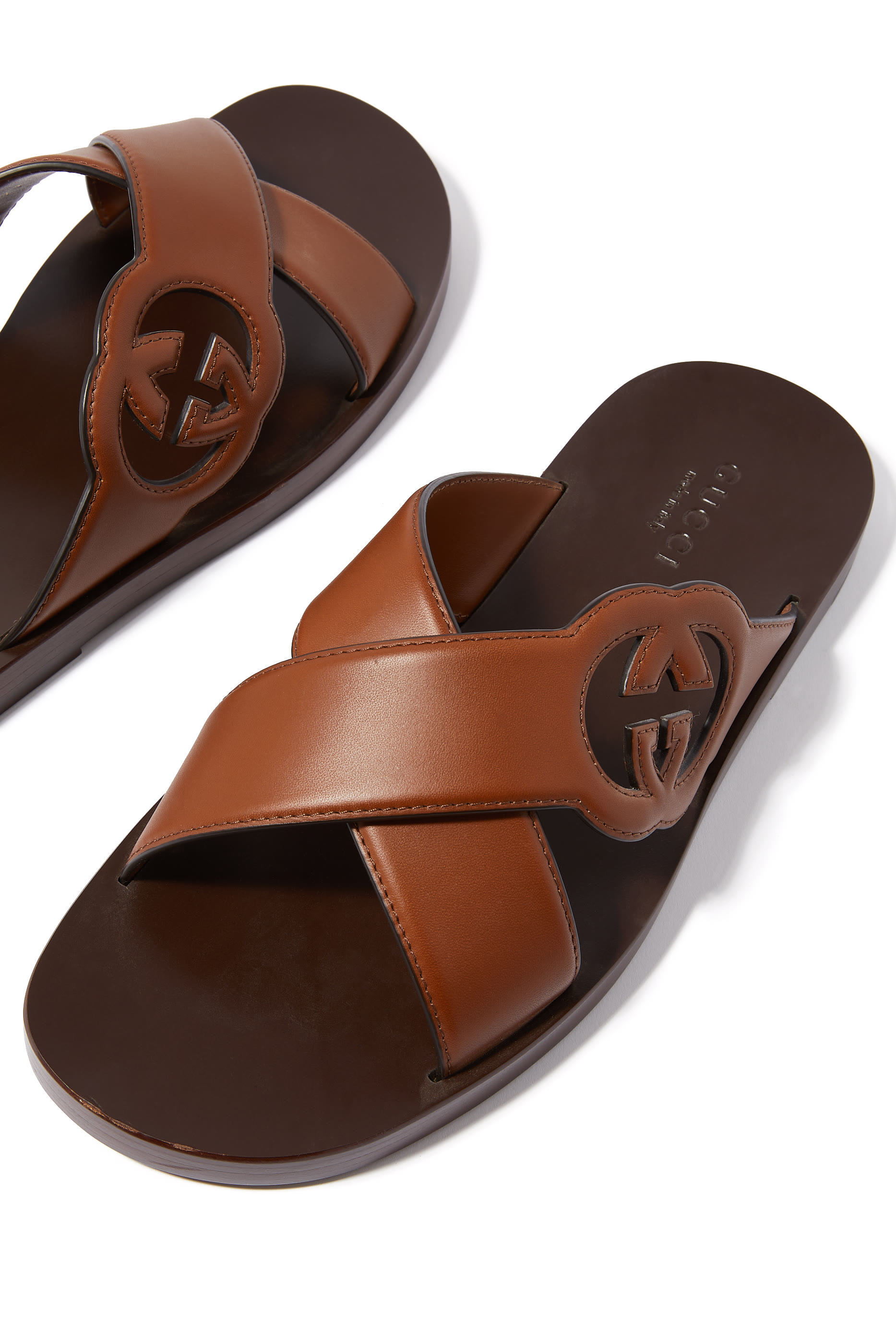 Interlocking G Slide Sandals
