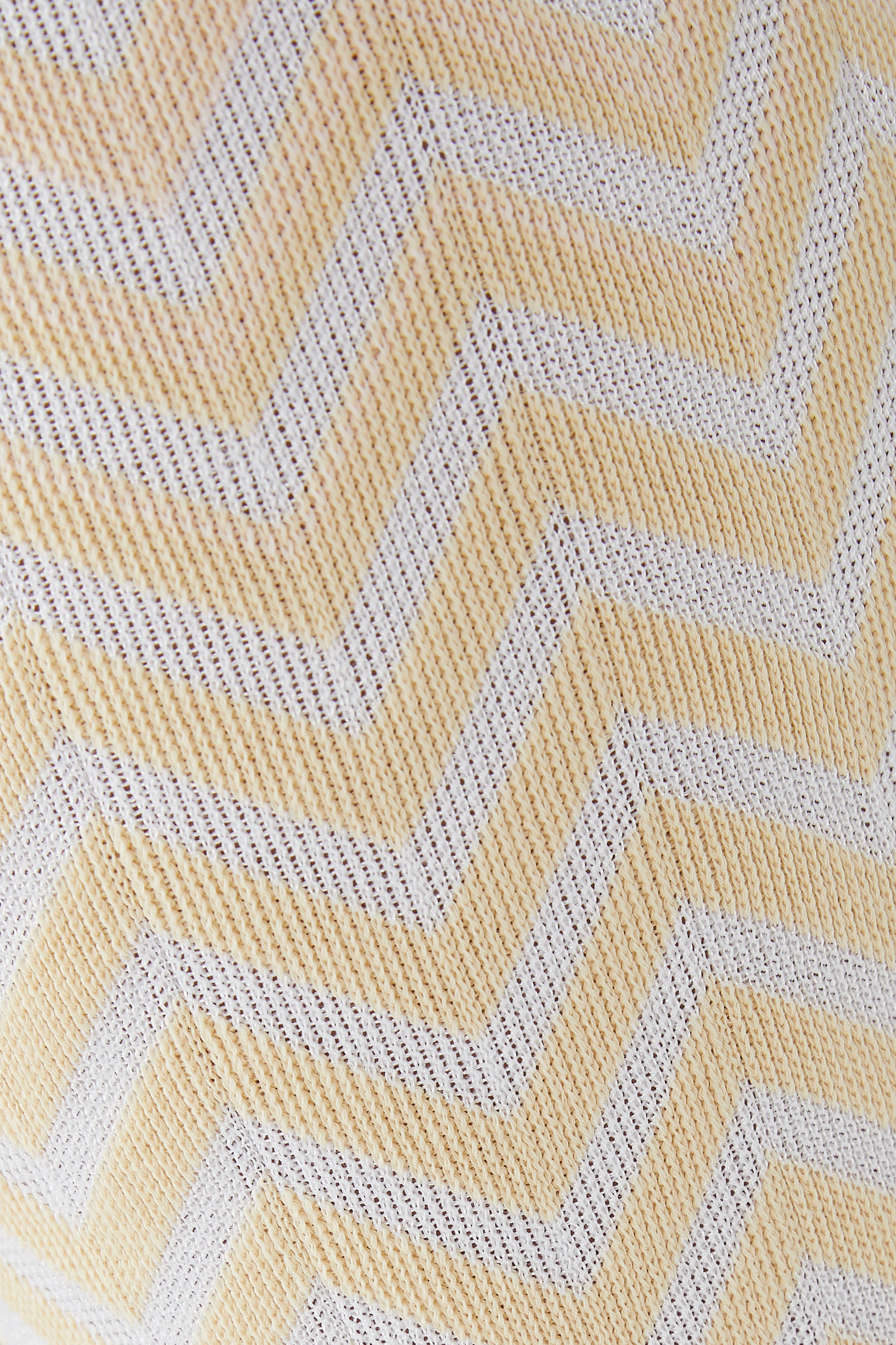 Chevron Jacquard Wide Leg Pants