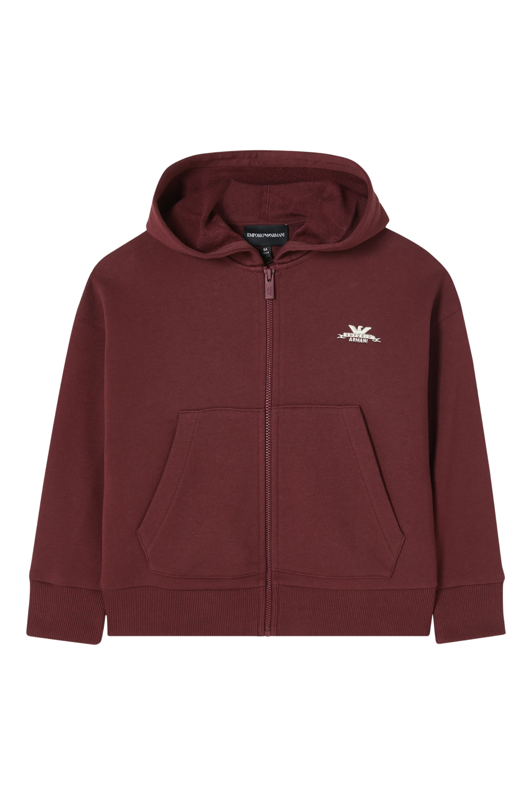 Kids Logo Full-Length Zip Hoodie
