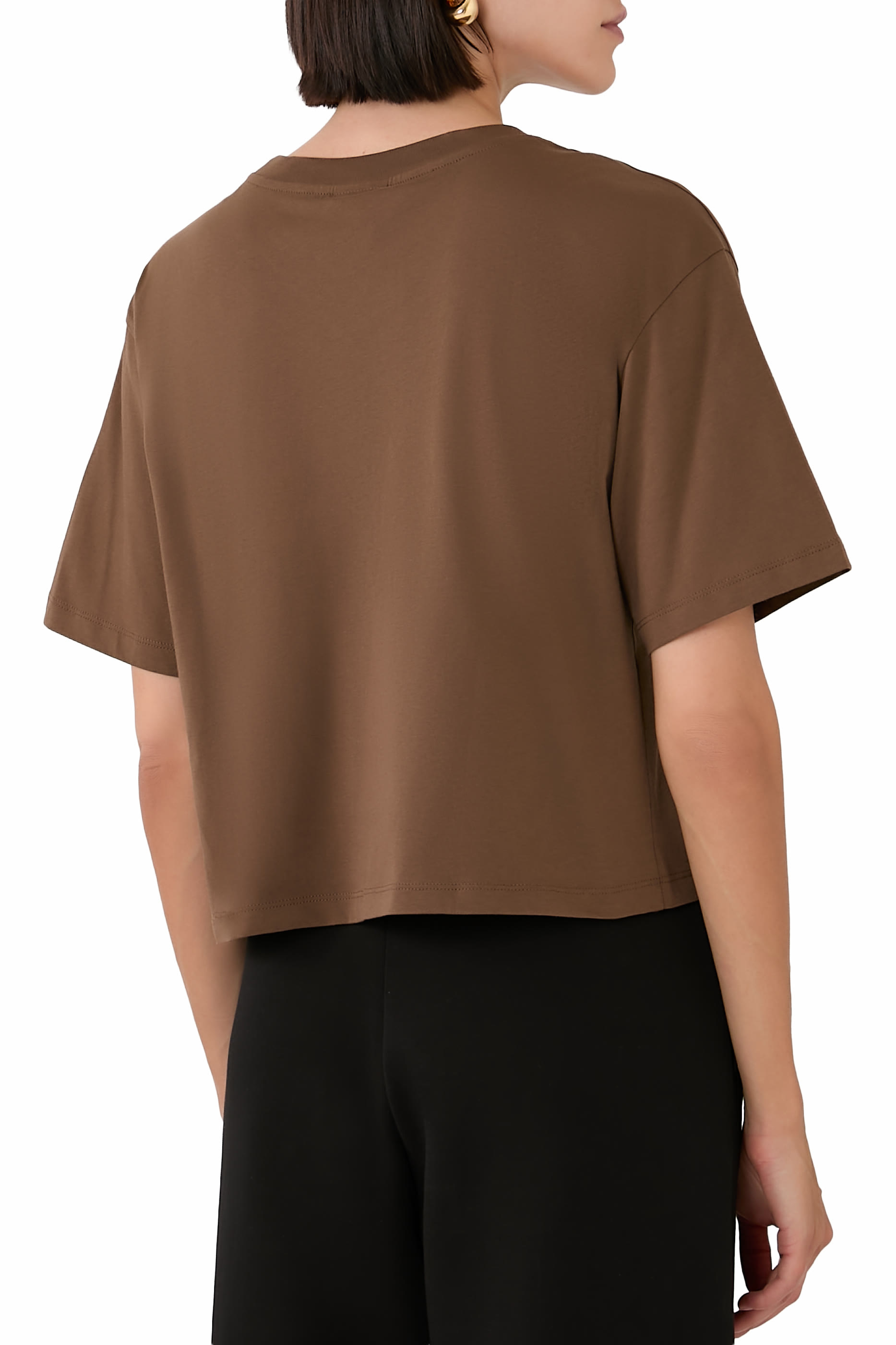 Clubhouse AX Logo Cropped T-Shirt