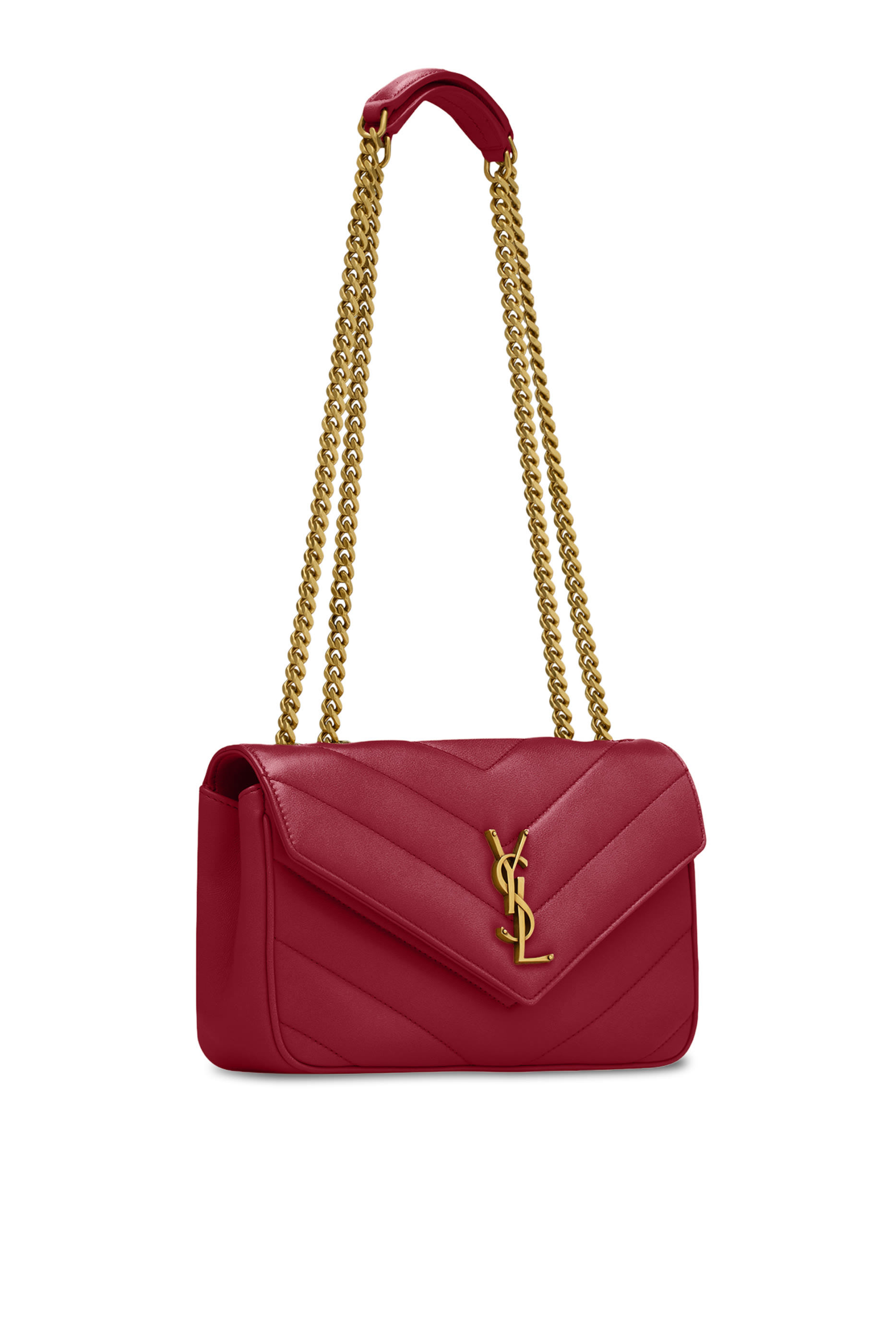 Loulou Small Handbag in Matelass&eacute; Lambskin
