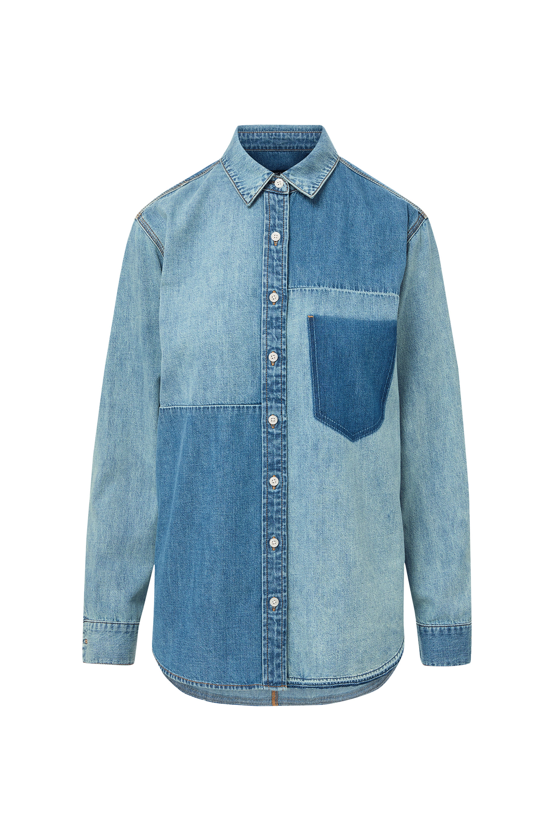 Dalma Denim Button-Down Shirt