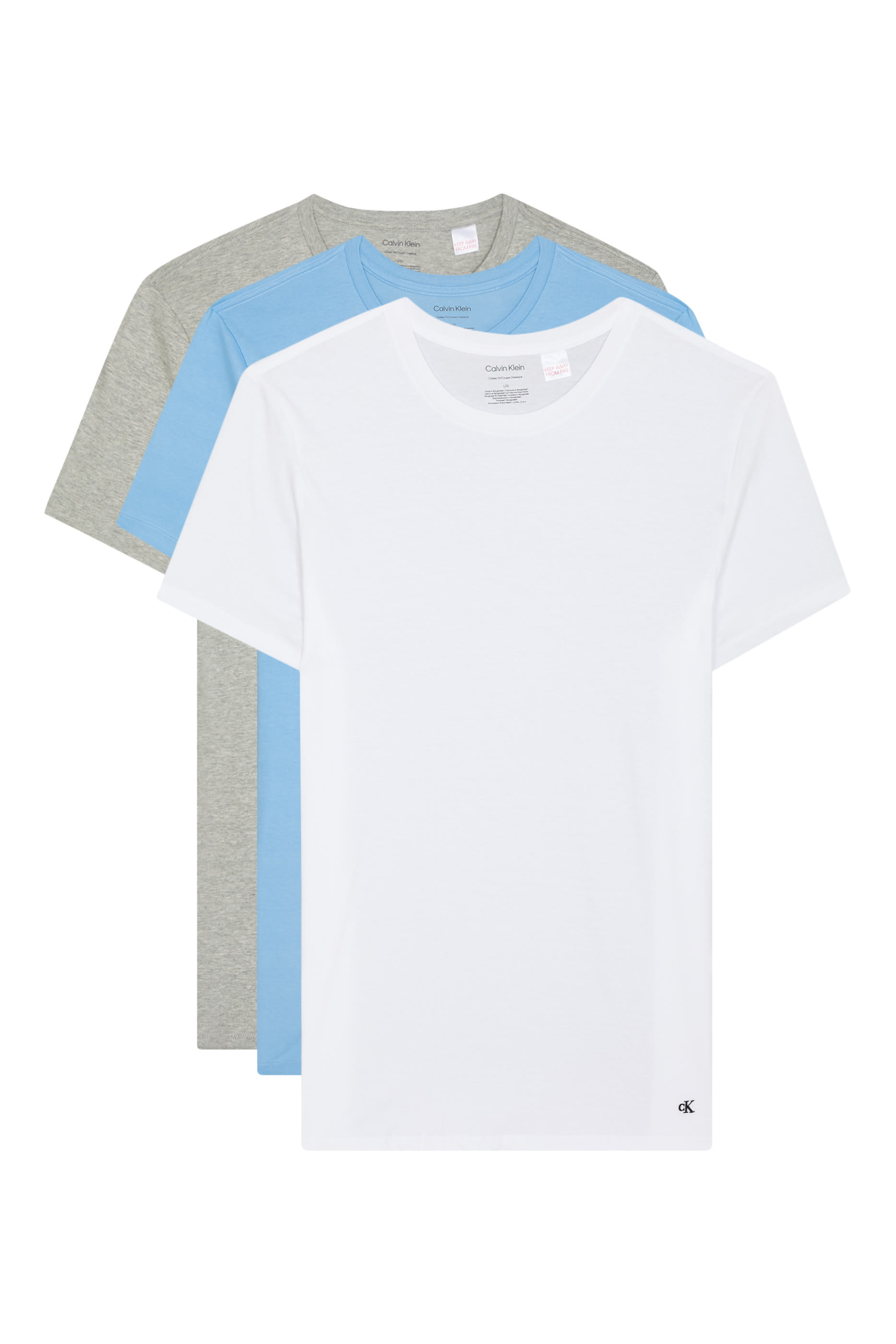 Cotton Classics Crewneck T-Shirts, Set of 3