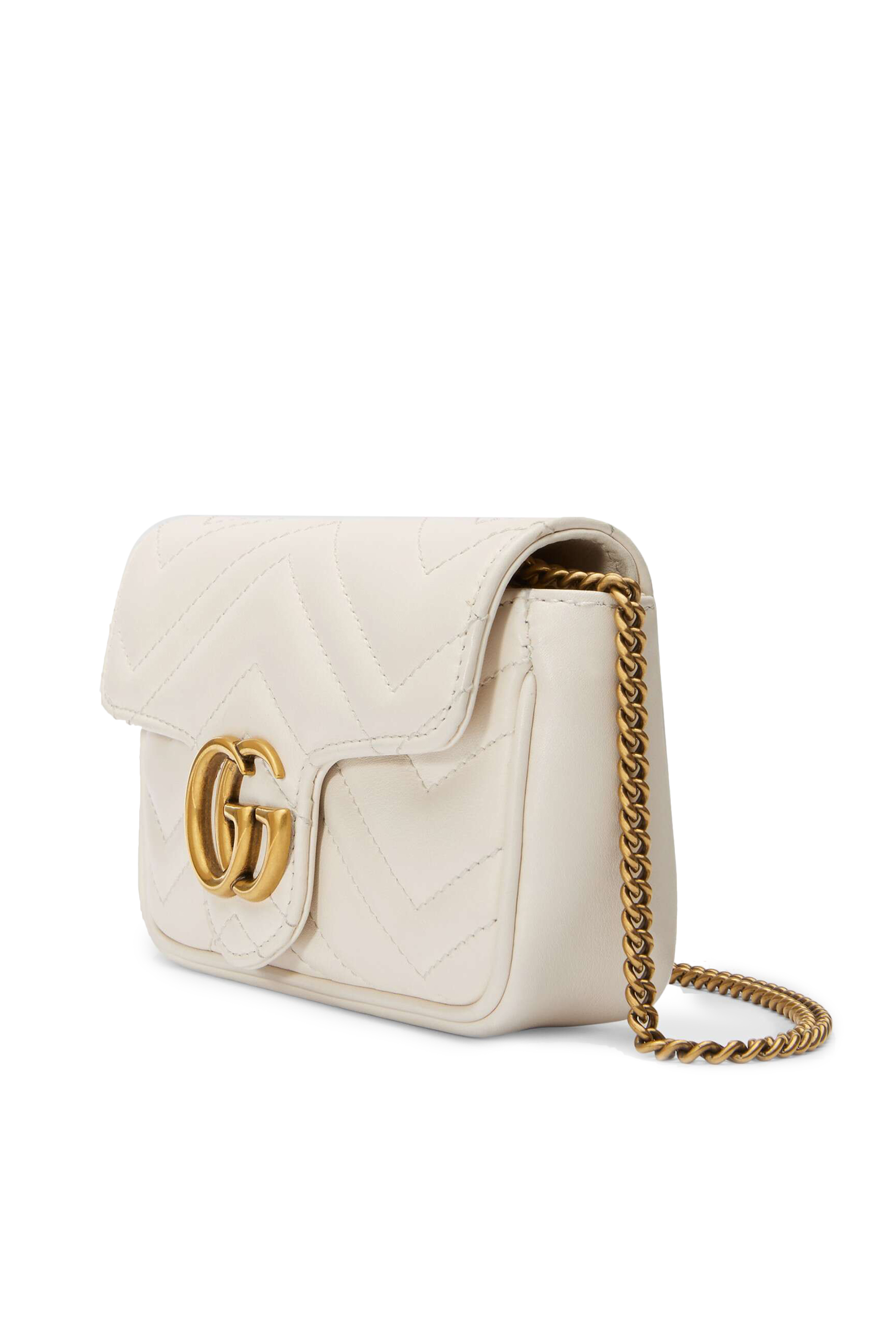 GG Marmont Matelass&eacute; Leather Super Mini Bag