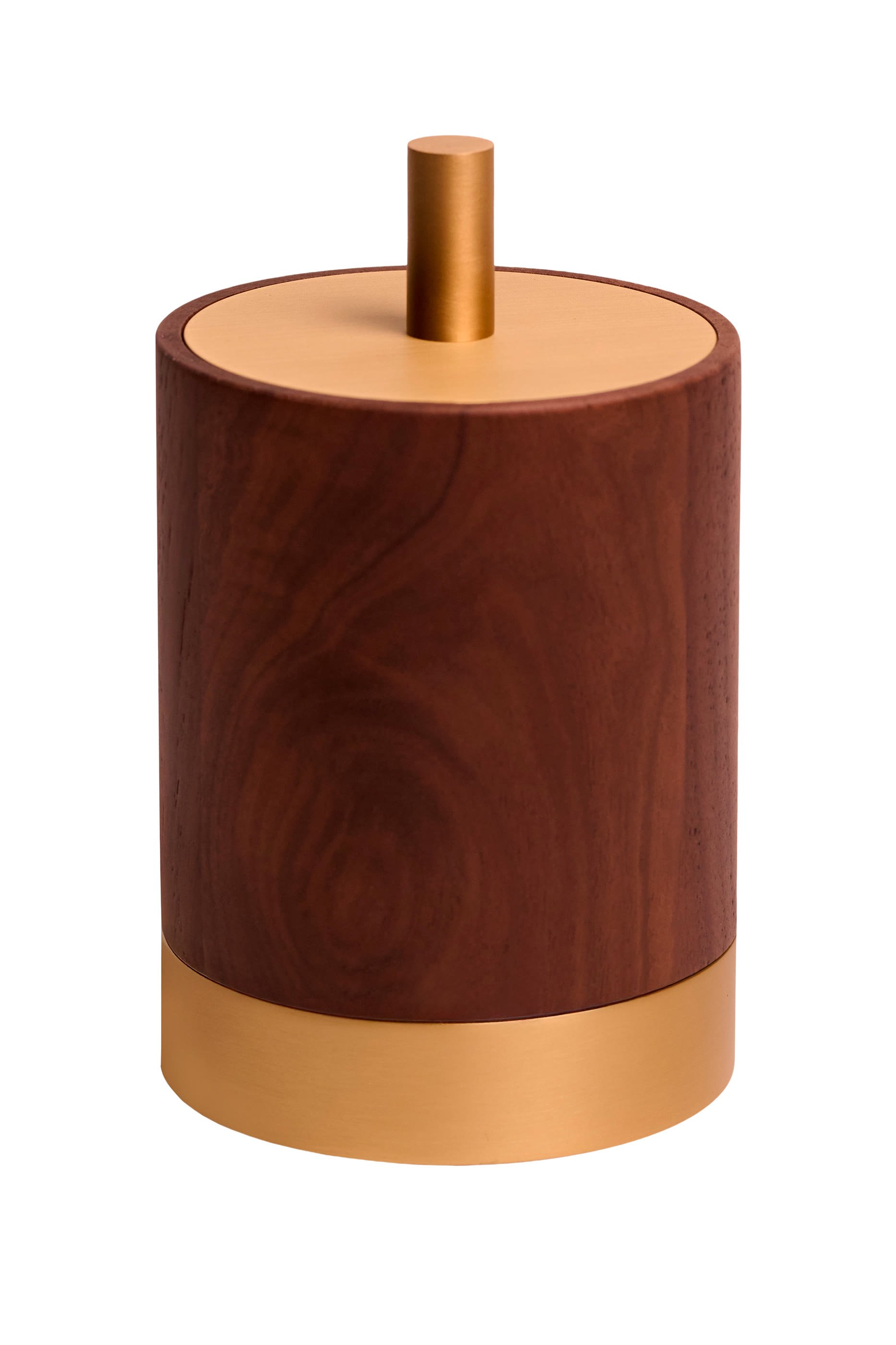 Walnut Cotton Wool Jar