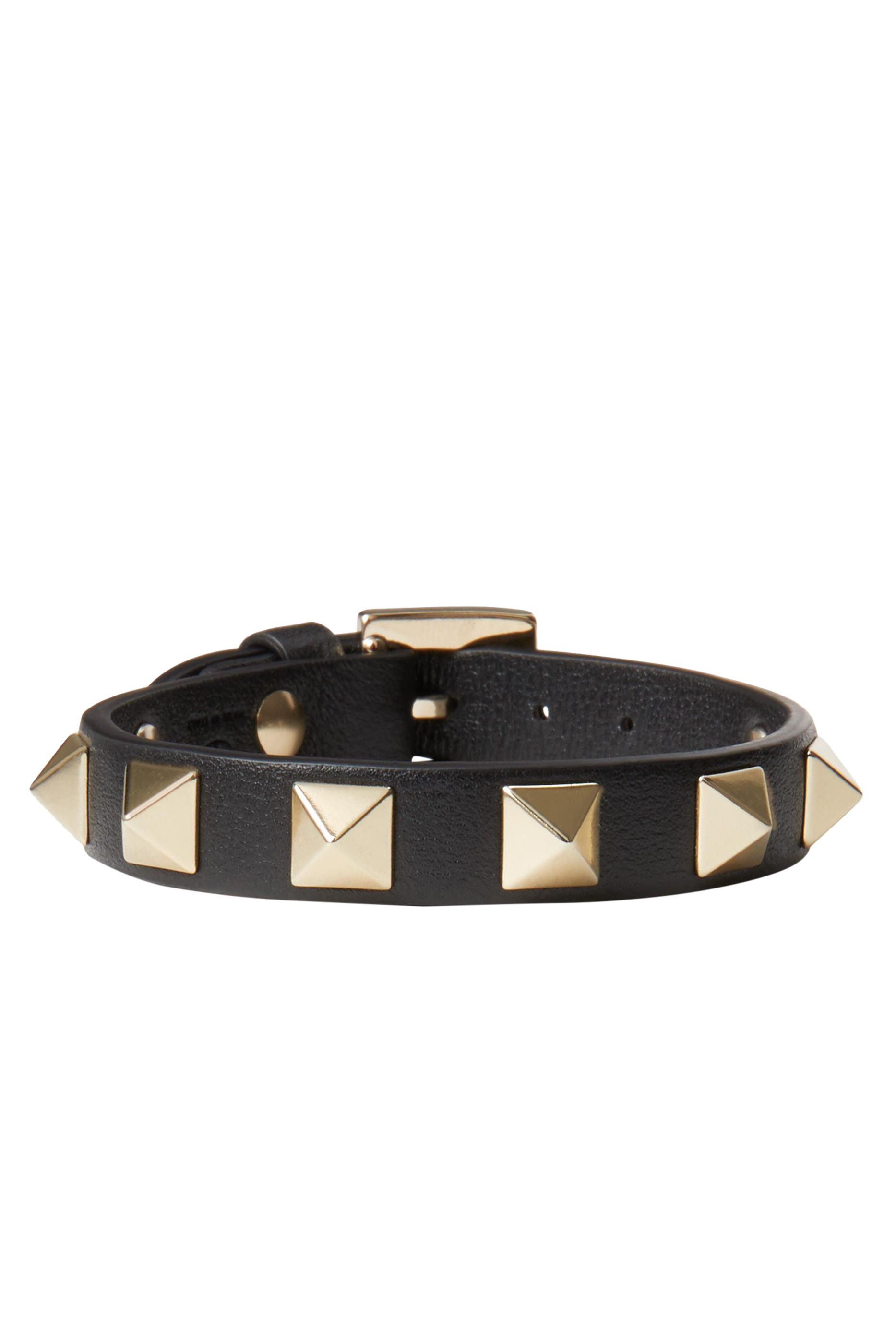 Rockstud Small Leather Bracelet
