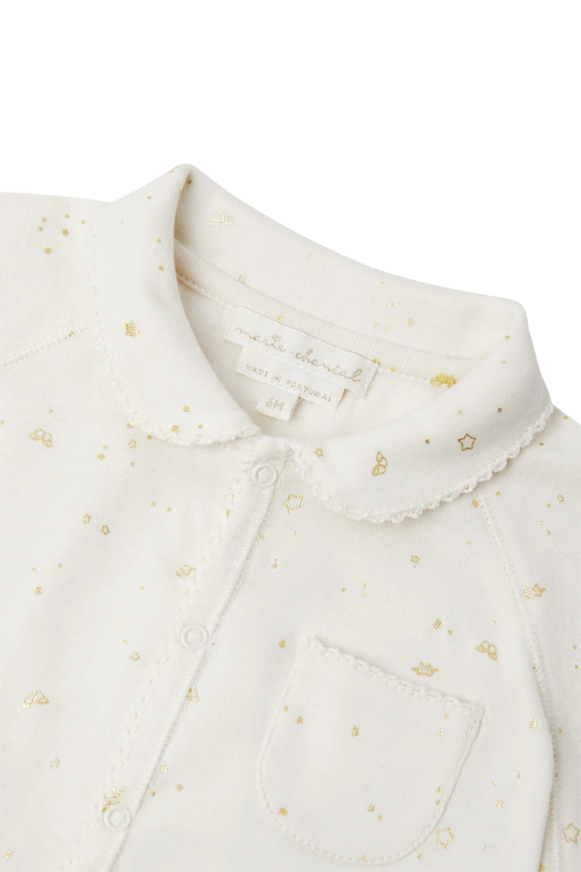 Kids Charles Star & Crown Sleepsuit 